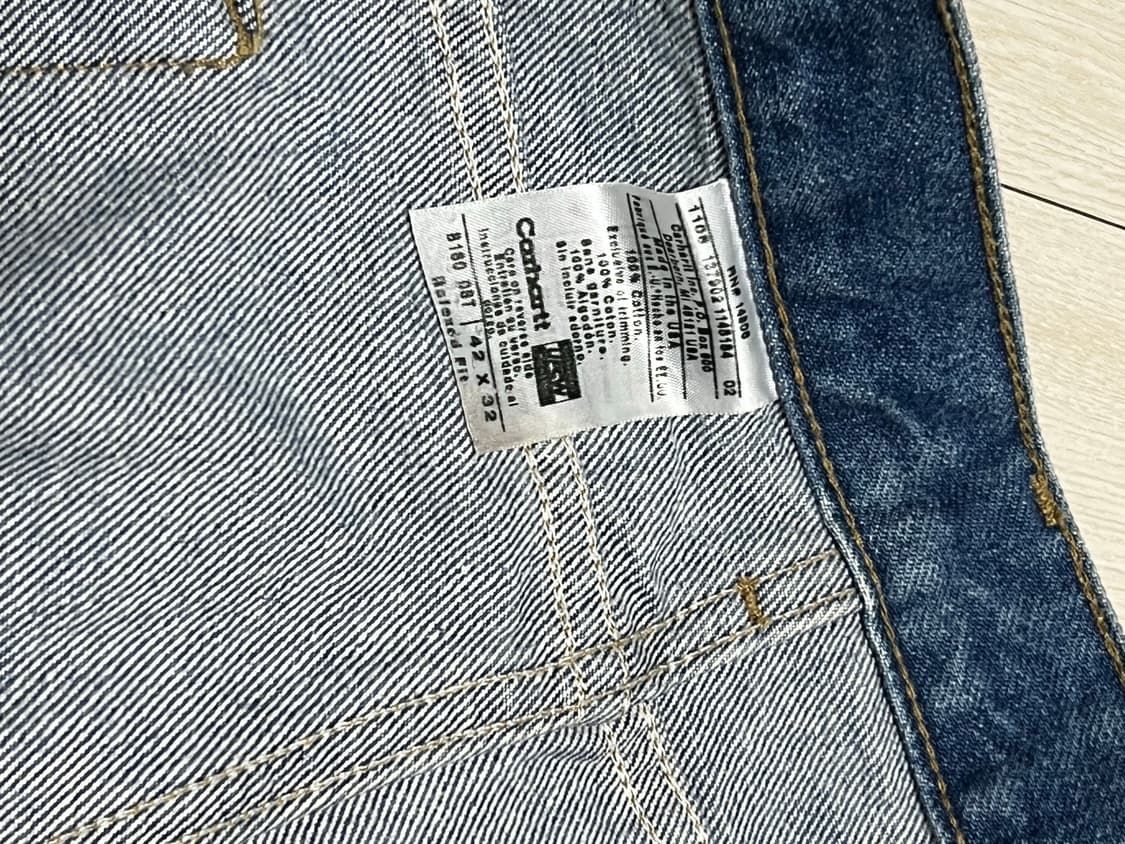 칼하트 데님팬츠 릴렉스핏 42x32 상품이미지4