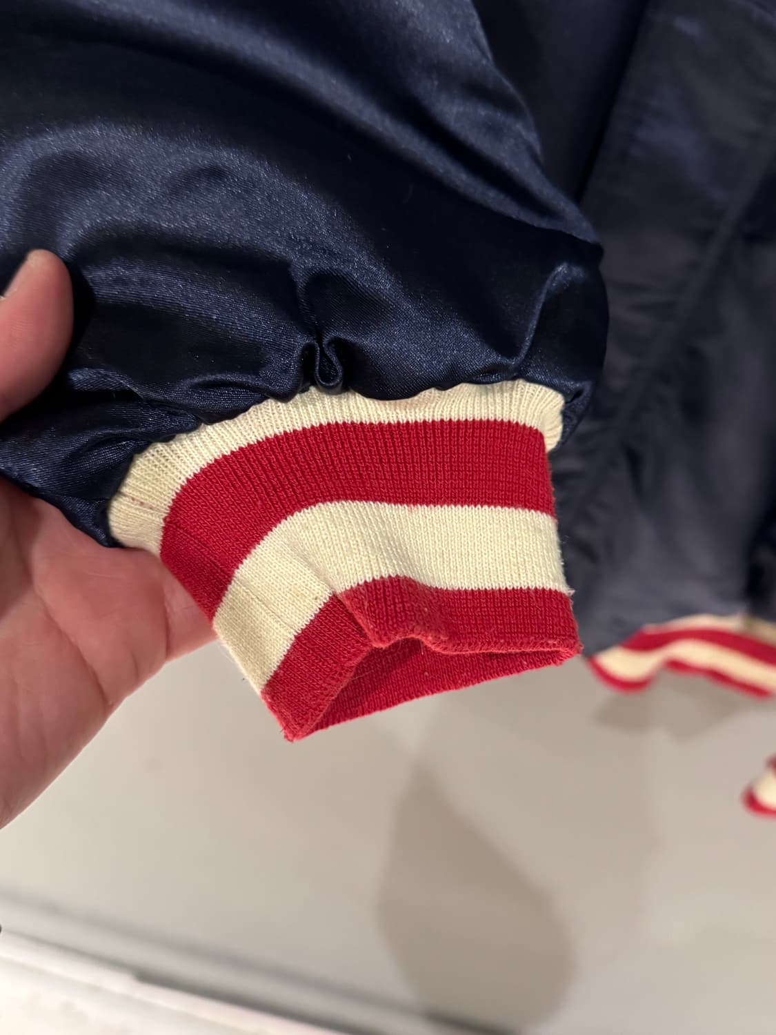 FILA 스펠아웃 올드스쿨 나일론 바시티 자켓  상품이미지6