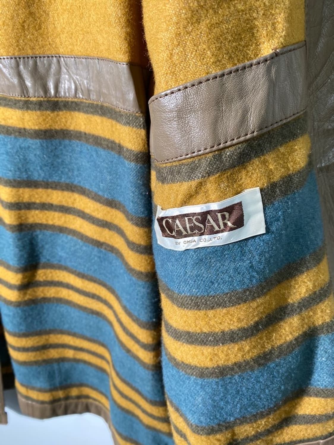 caesar 리얼 레더 코트 상품이미지5