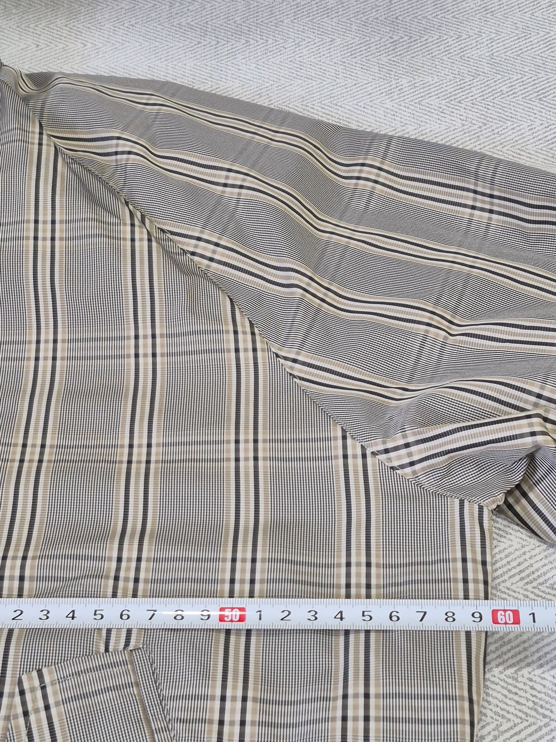 Heathen 체크 해링턴 자켓 남성 M 상태좋음 상품이미지10