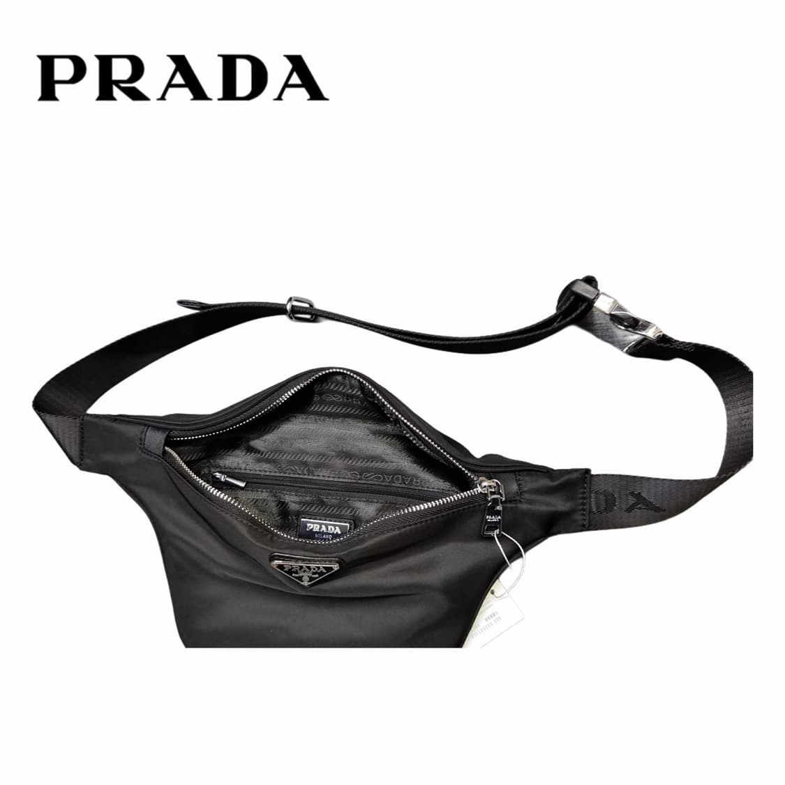 프라다뷰티 힙색 벨트백 기프트백 블랙 상품이미지5