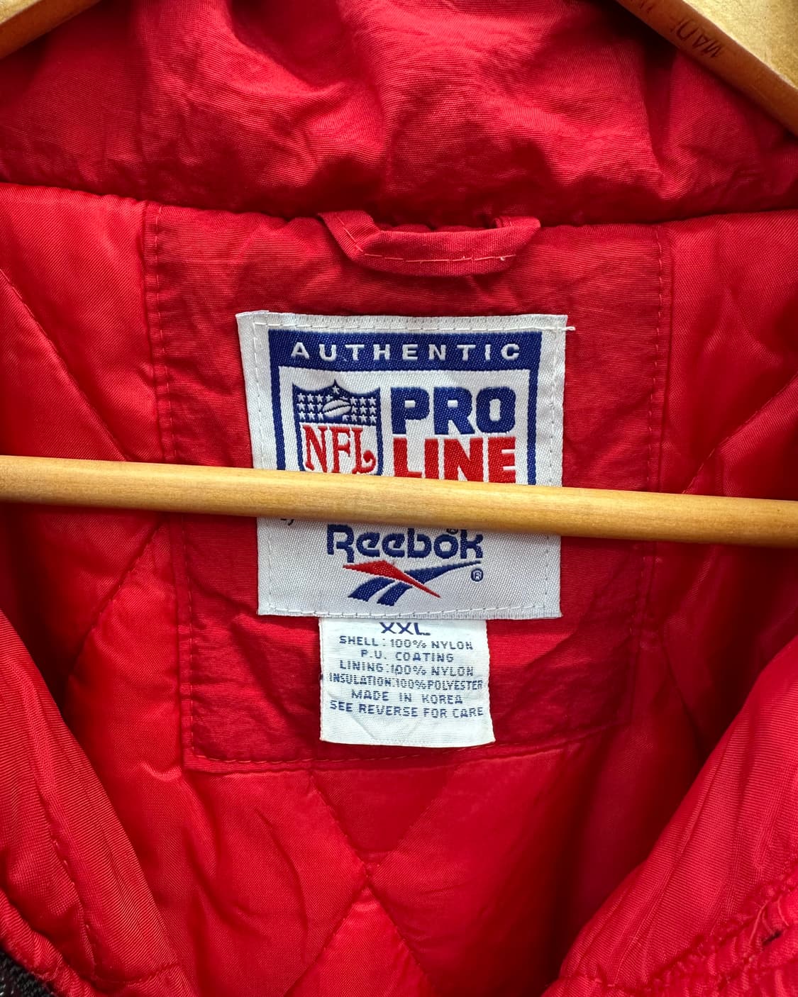 (2XL)90'S REEBOK X NFL 누빔 점퍼-M1314 상품이미지4