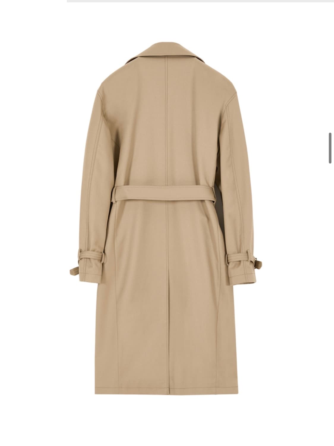 인사일런스 슬로시 울 트렌치 코트 베이지 M 상품이미지2