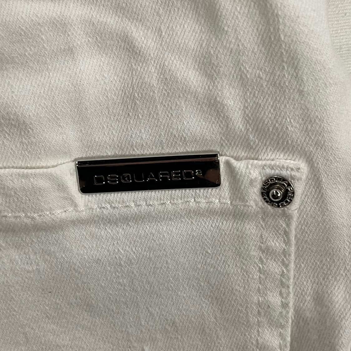 [정품/48] 디스퀘어드2 화이트 데미지 청바지 b17 상품이미지6