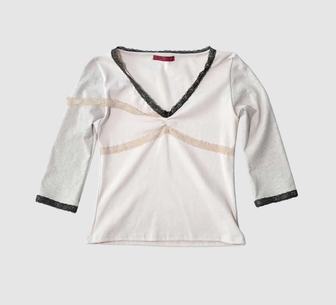 [새상품] 인앤양인하모니 레이스탑 핑크 상품이미지1