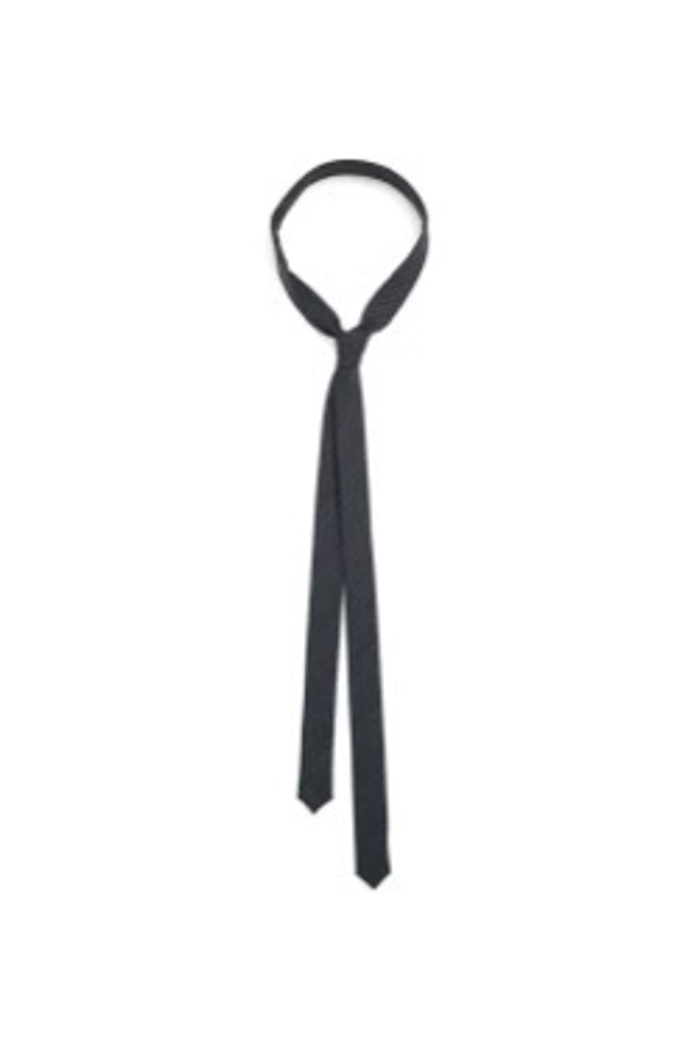 해칭룸 타이 Pete Tie Wool Stripe Dark Navy 상품이미지1