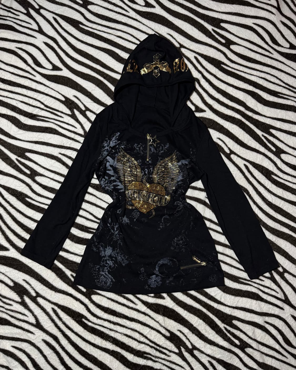 gal glitter wings hoodie 상품이미지4