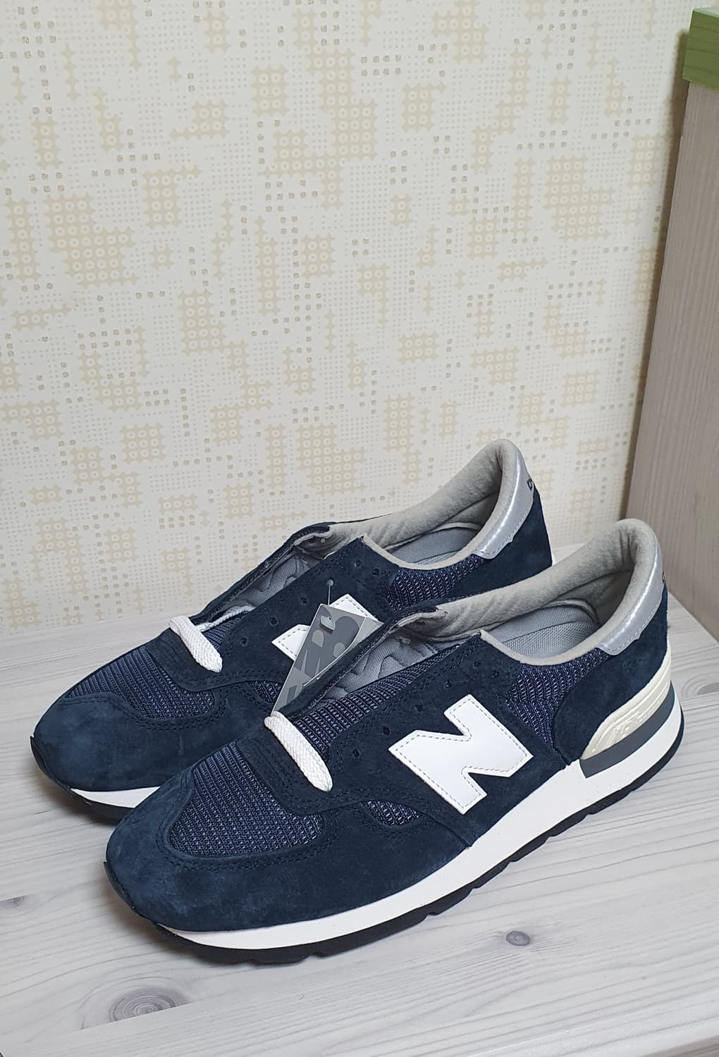 [270] 뉴발란스 990v1 네이비 270사이즈 판매 상품이미지1