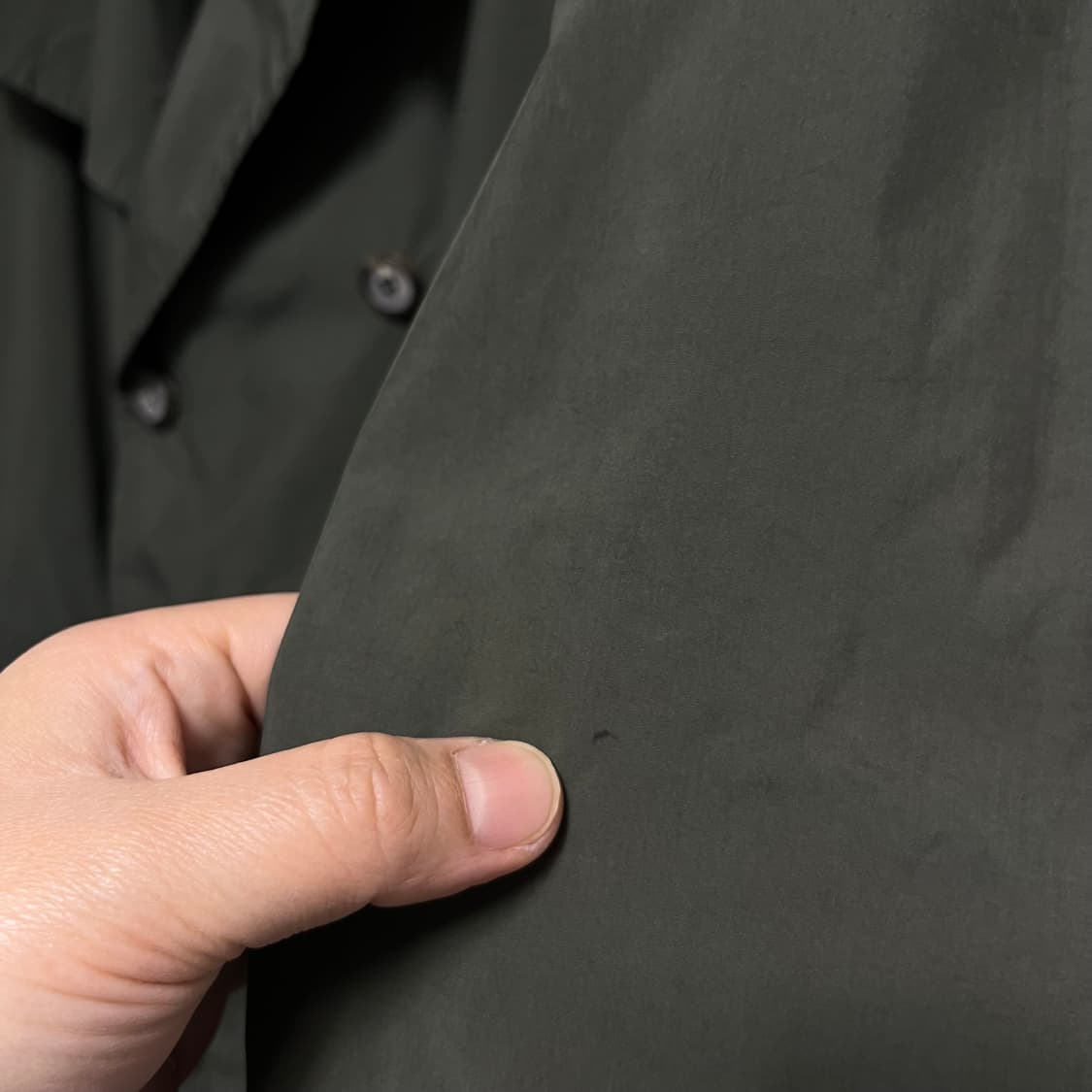 TIME 타임 옴므 트렌치 코트 카키 105 상품이미지9