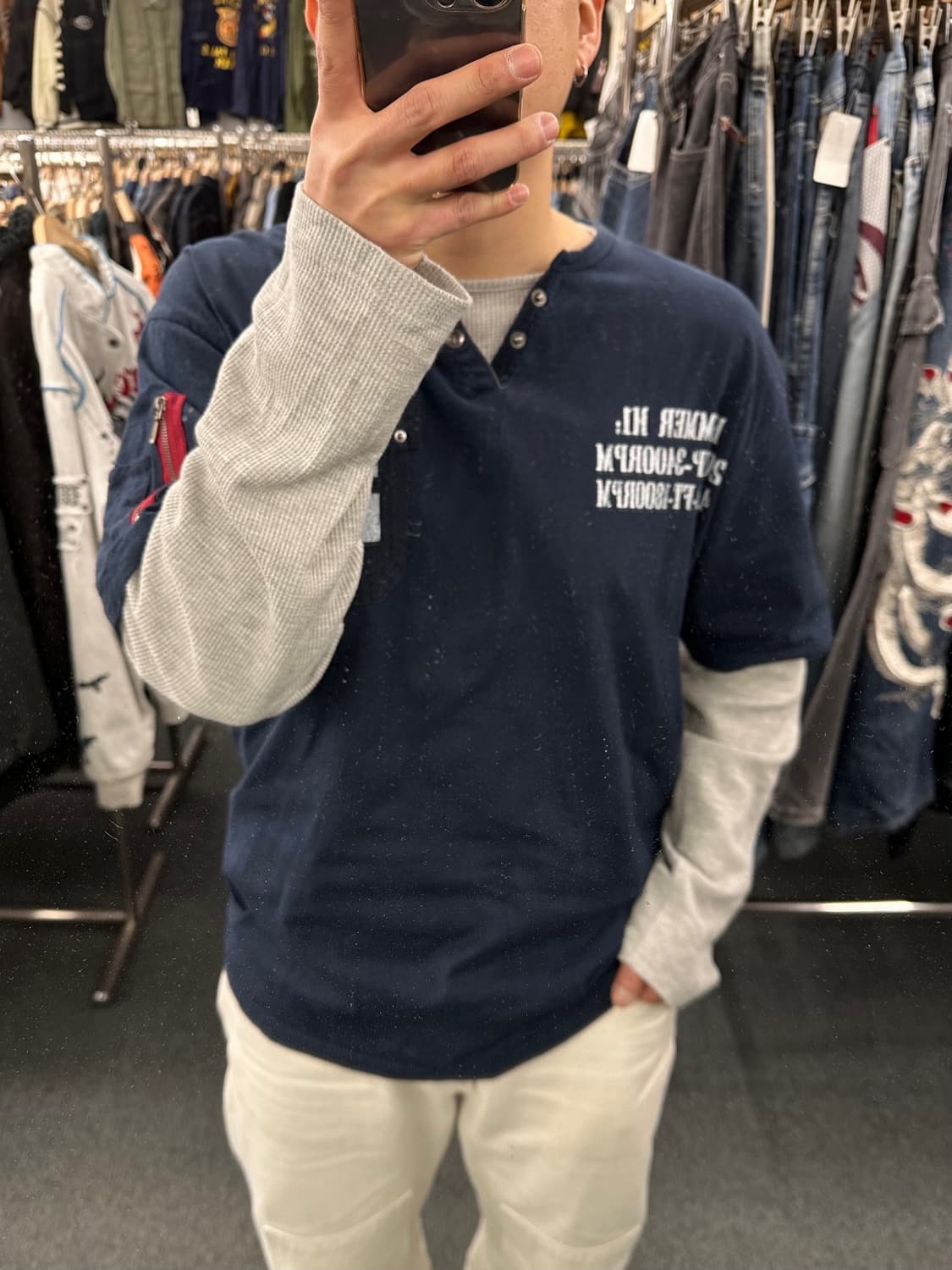 5L)Hummer 빈티지 롱슬리브 상품이미지1