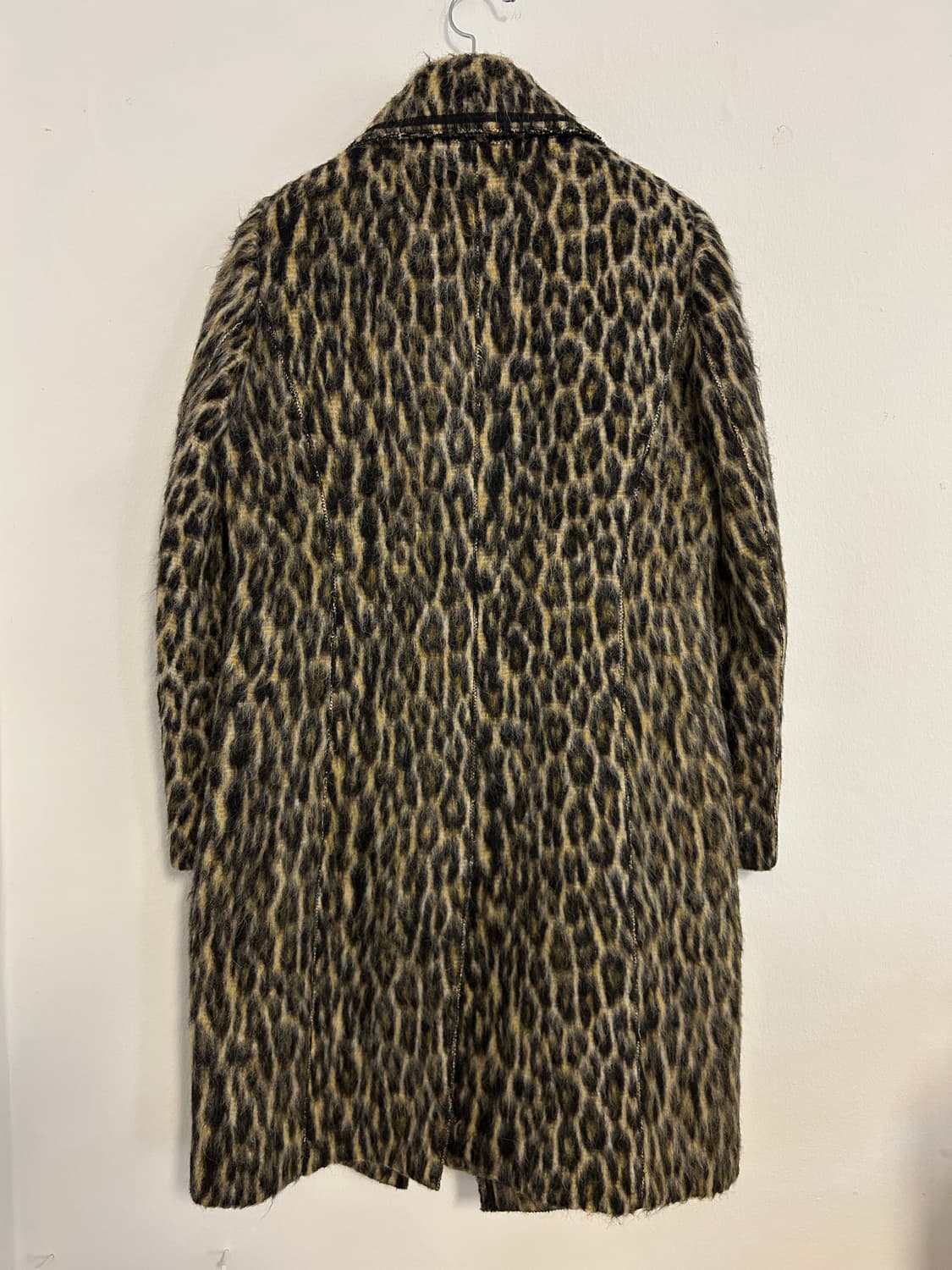 앤클라인 빈티지 모헤어 블렌드 레오파드 롱코트 상품이미지6