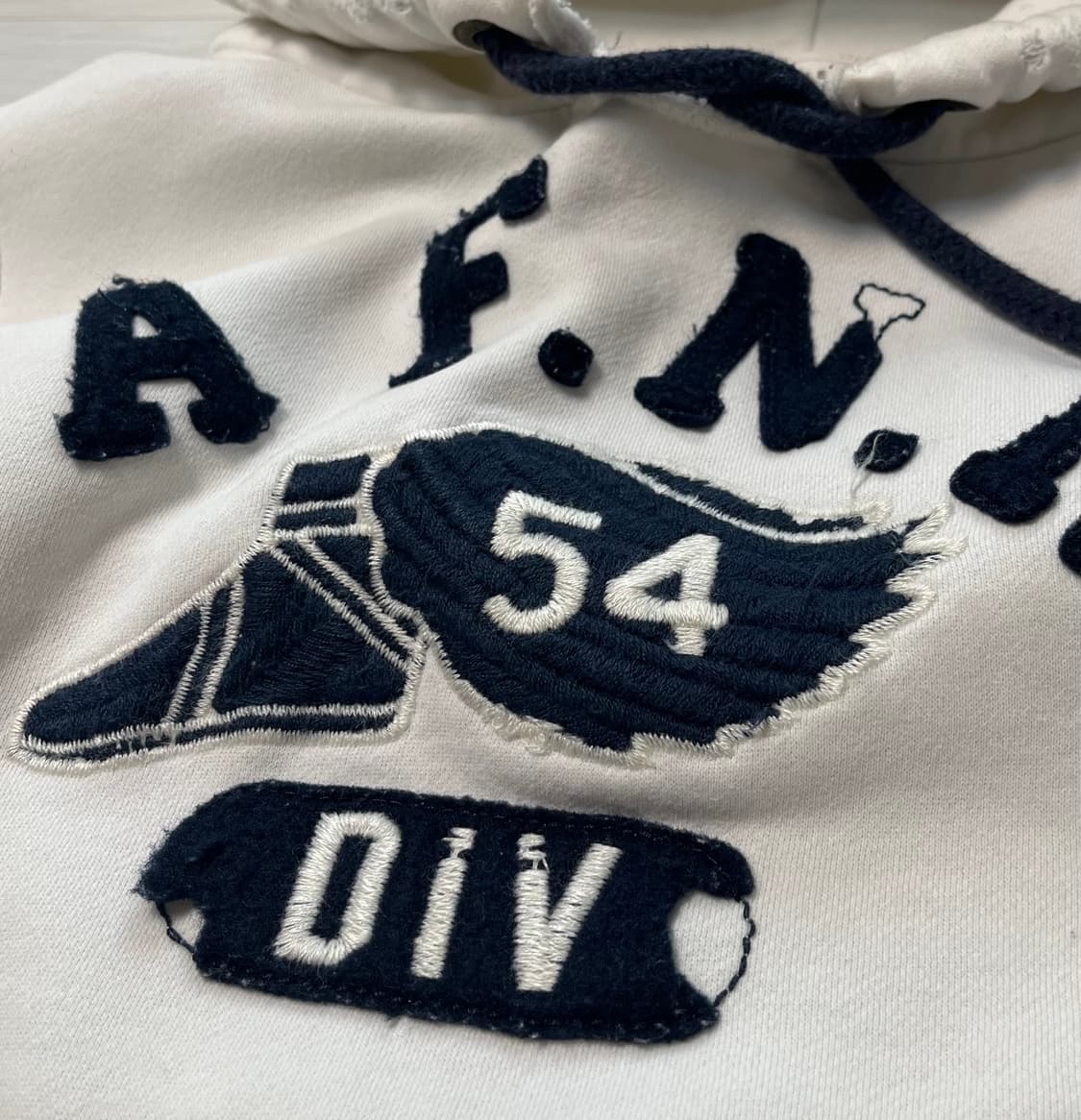 아베크롬비 후드 데미지 화이트M 상품이미지6