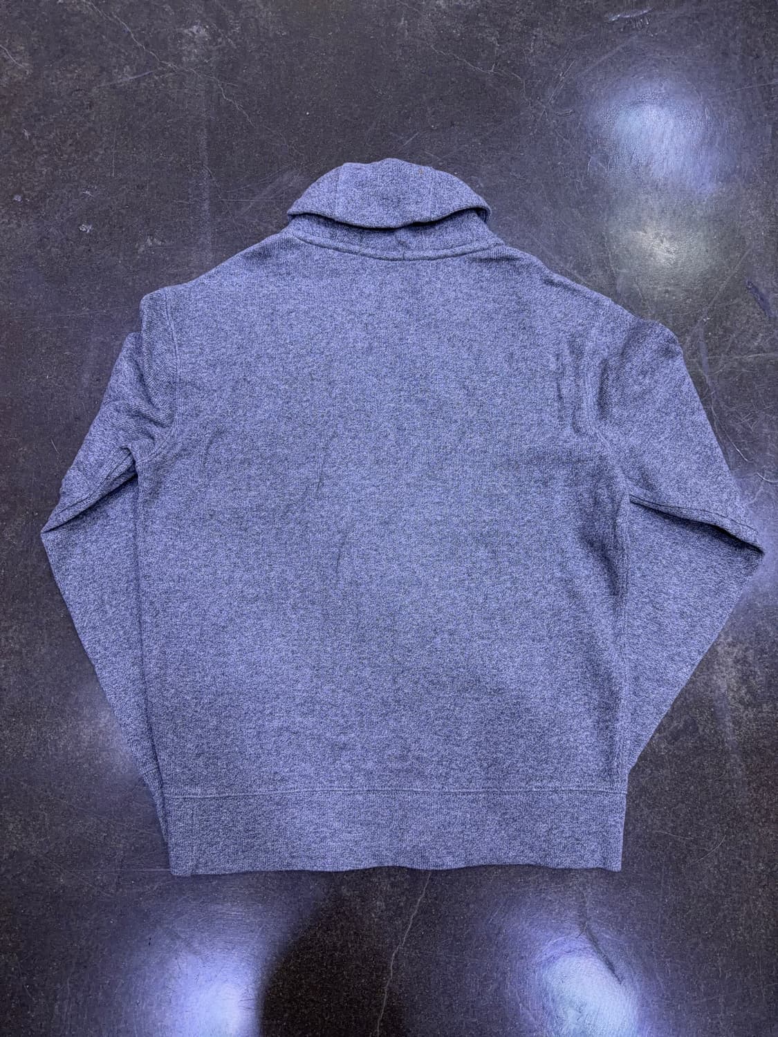 폴로 랄프로렌 클래식 숄카라 니트 스웨터 그레이 가디건 S 상품이미지2