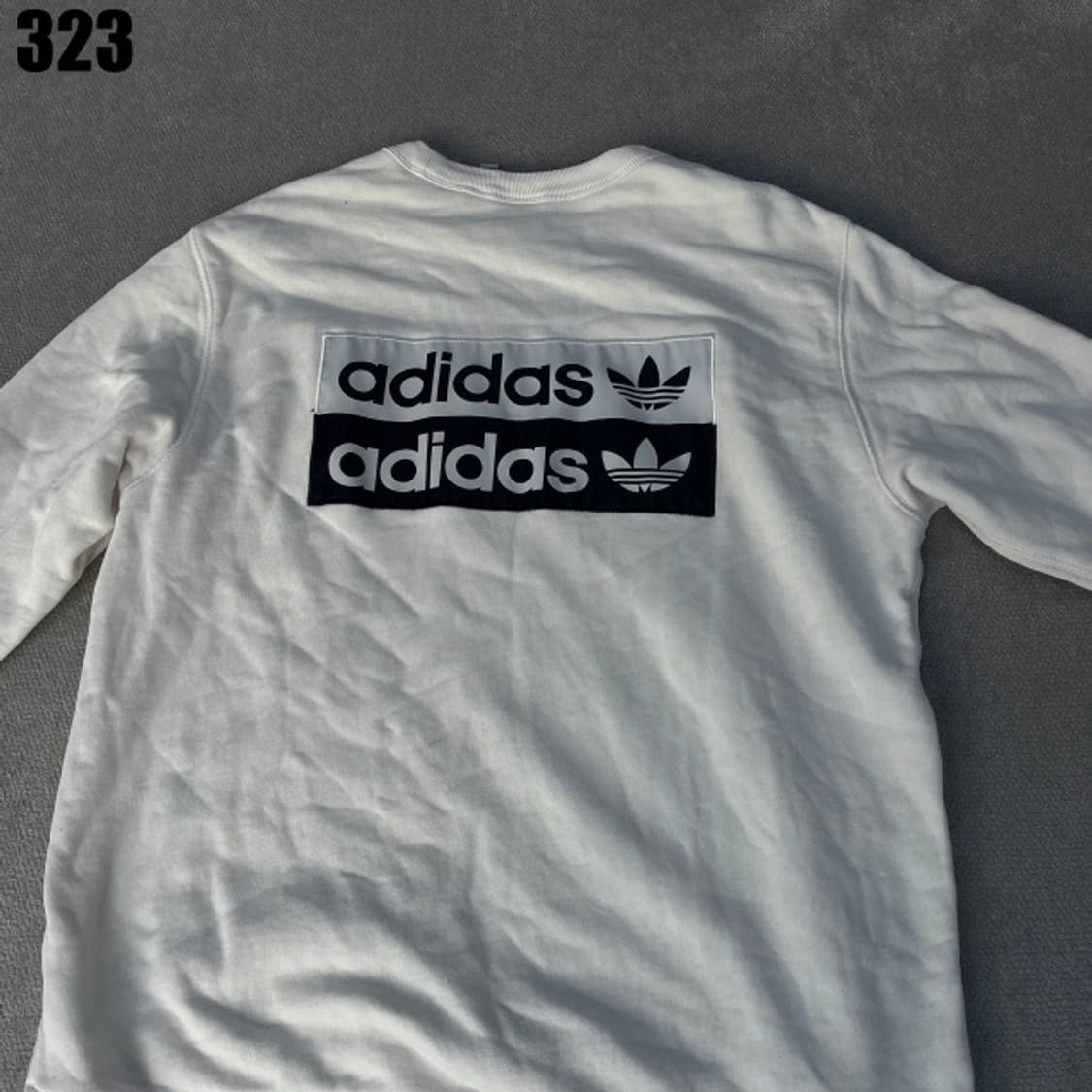 아디다스 화이트 맨투맨  상품이미지6