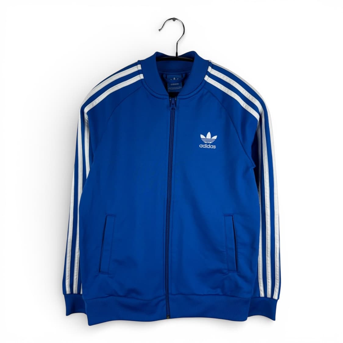 150) 아디다스 키즈/우먼스 슈퍼스타 트랙탑 져지 블루 상품이미지1