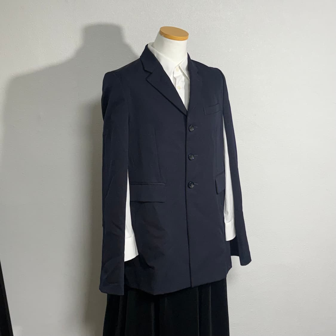 12ss 꼼데가르송 꼼데가르송 울 케이프자켓 s 상품이미지2