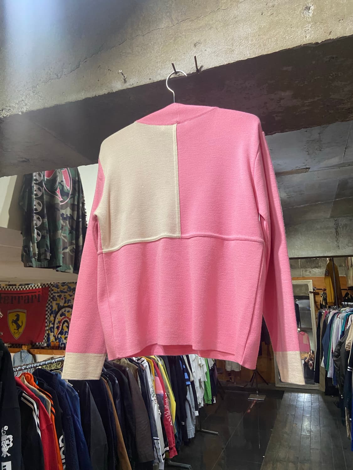 80s courreges 꾸레쥬 빈티지 컬러 블럭 니트웨어 상품이미지8
