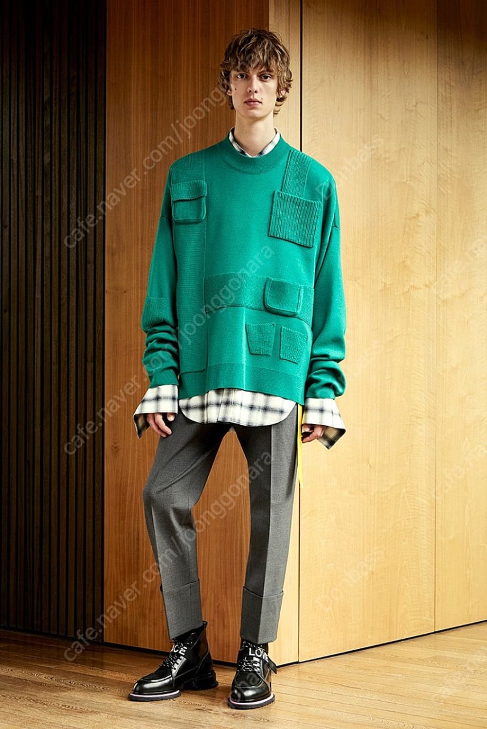 솔리드옴므 멀티 포켓 오버 사이즈 니트 상품이미지1