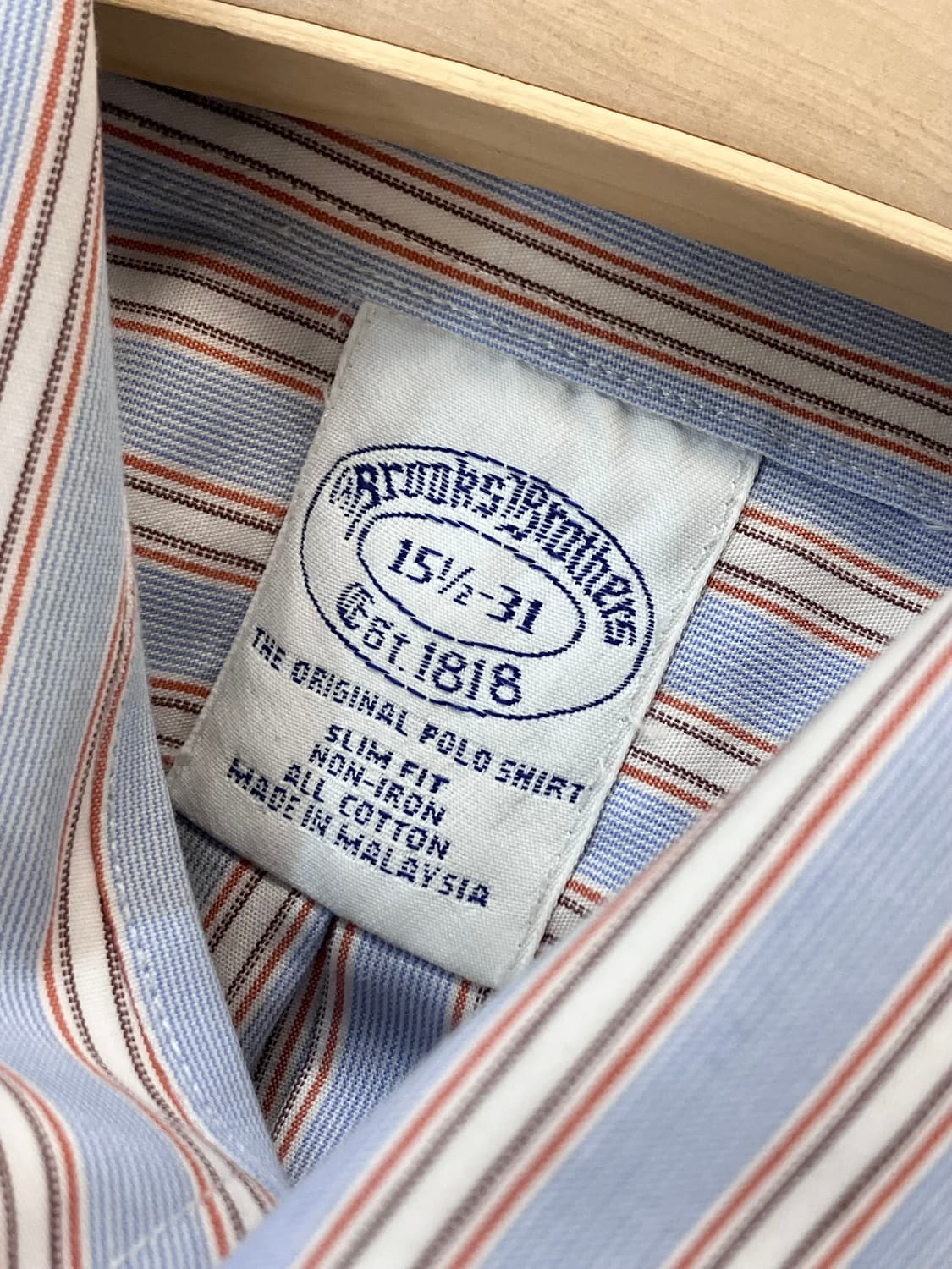 브룩스 브라더스 스트라이프 셔츠 스카이블루  #csz3181 상품이미지3