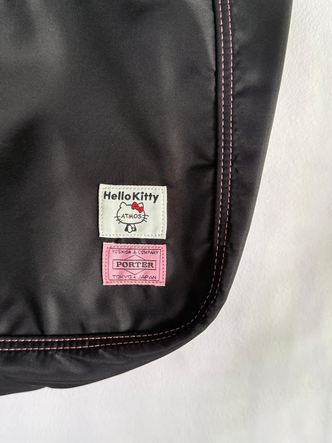 (휘귀)Poter Atmos Hello kitty  토트 숄더백 상품이미지3