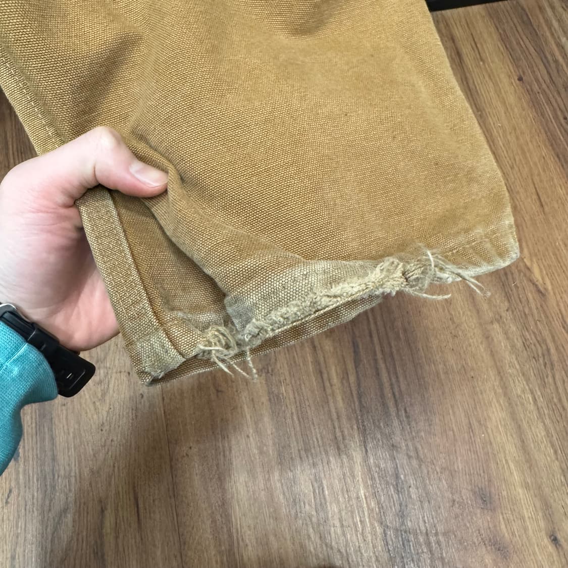 칼하트 오리지널 워크웨어 오버롤 멜빵 밑단 지퍼 포인트 브라운 상품이미지10