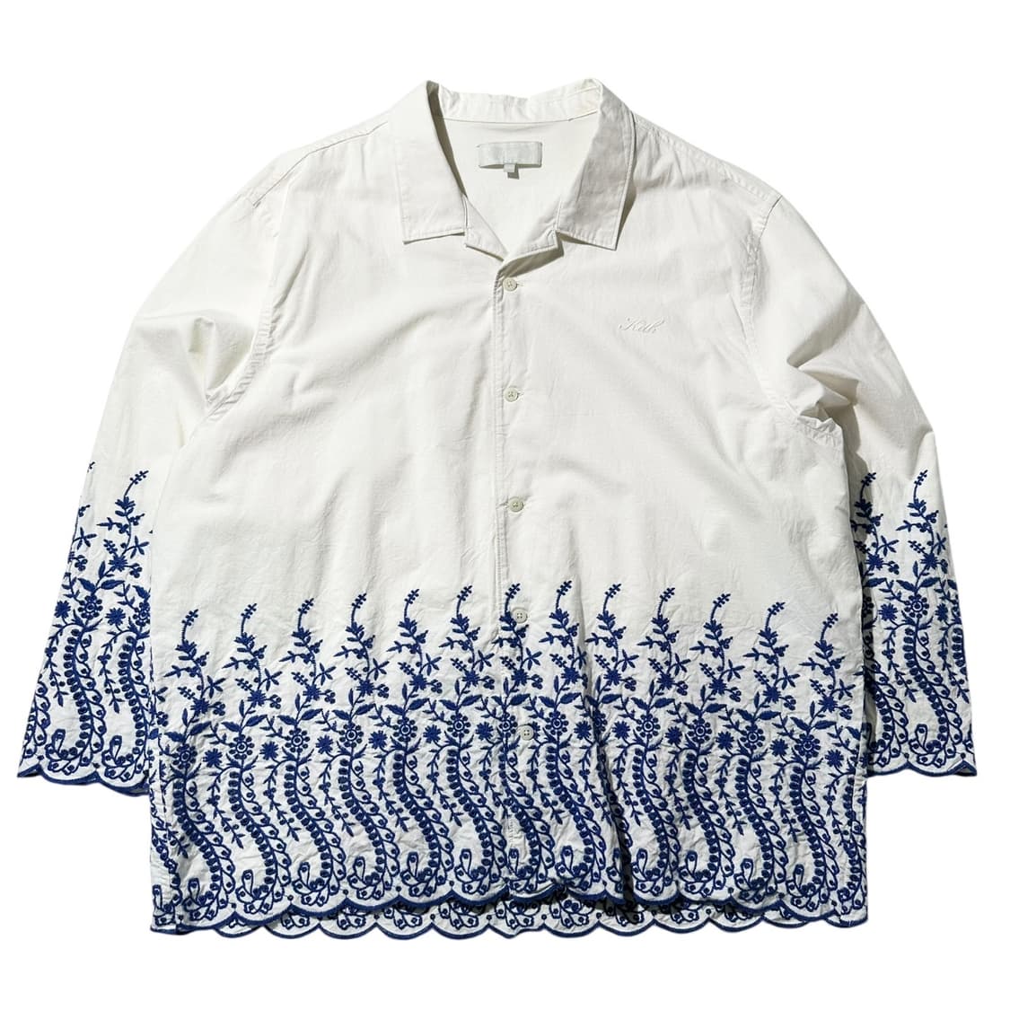 키스 아도니스 엠브로이디드 캠프 카라 셔츠 상품이미지1