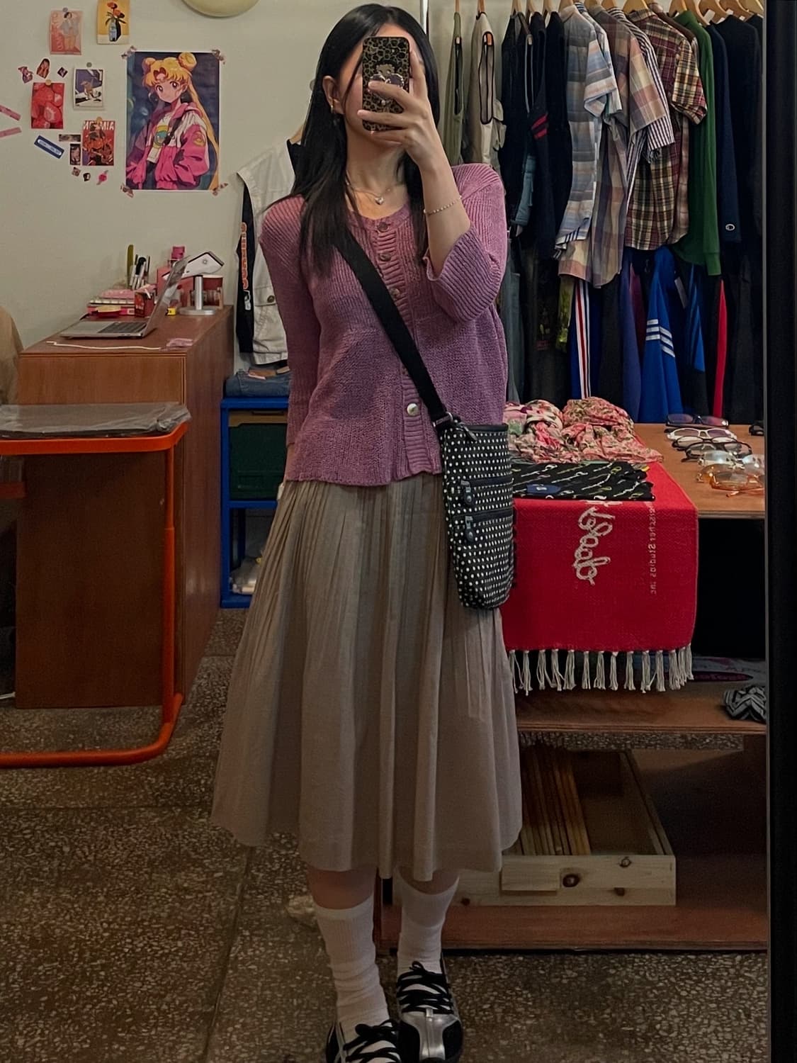 퍼플 가디건 [무배] 상품이미지3