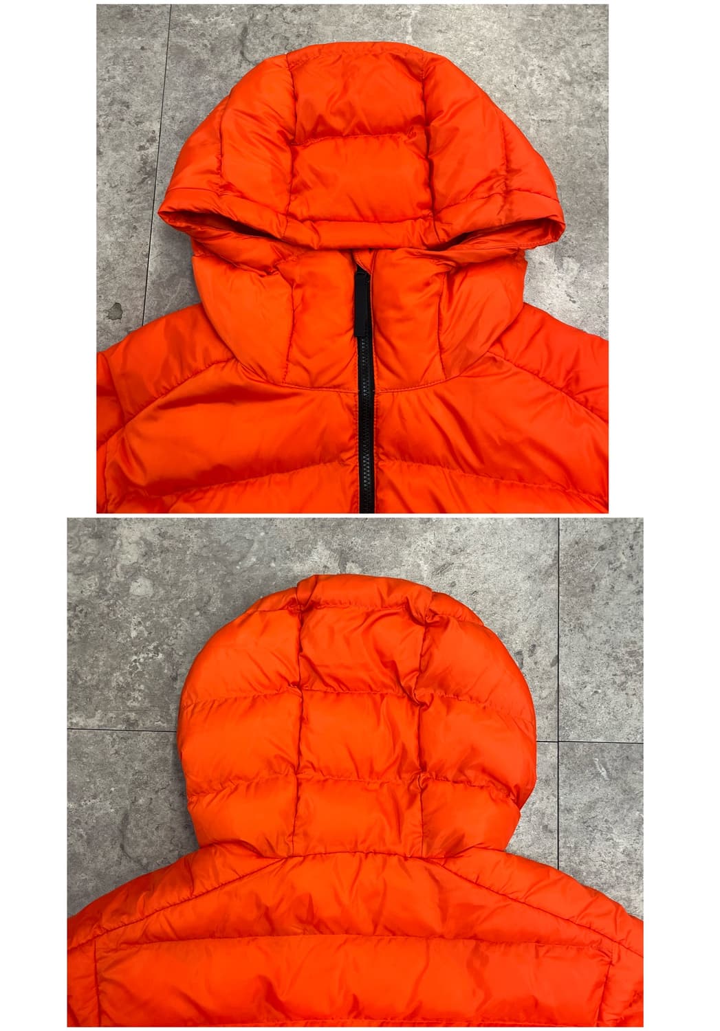 아디다스 후드 패딩 자켓 오렌지 M #csz2477 상품이미지5
