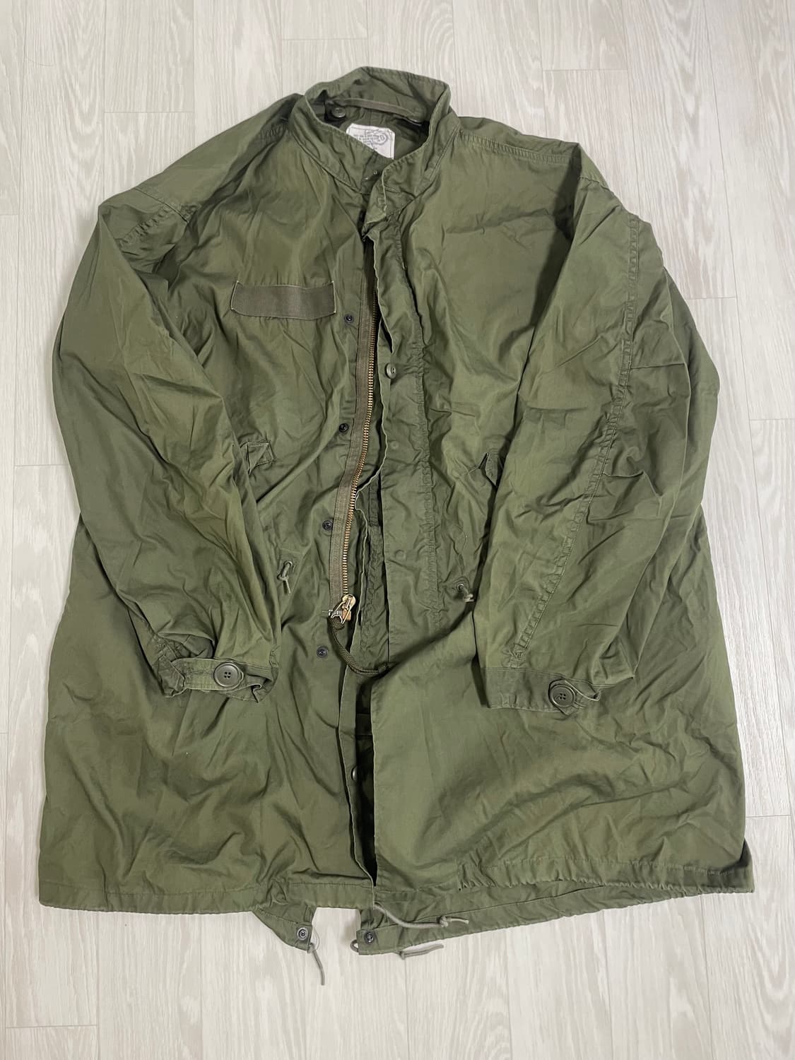 m65 피쉬테일 og 오리지널 x large A급 카본힐 외피 개파카 상품이미지1