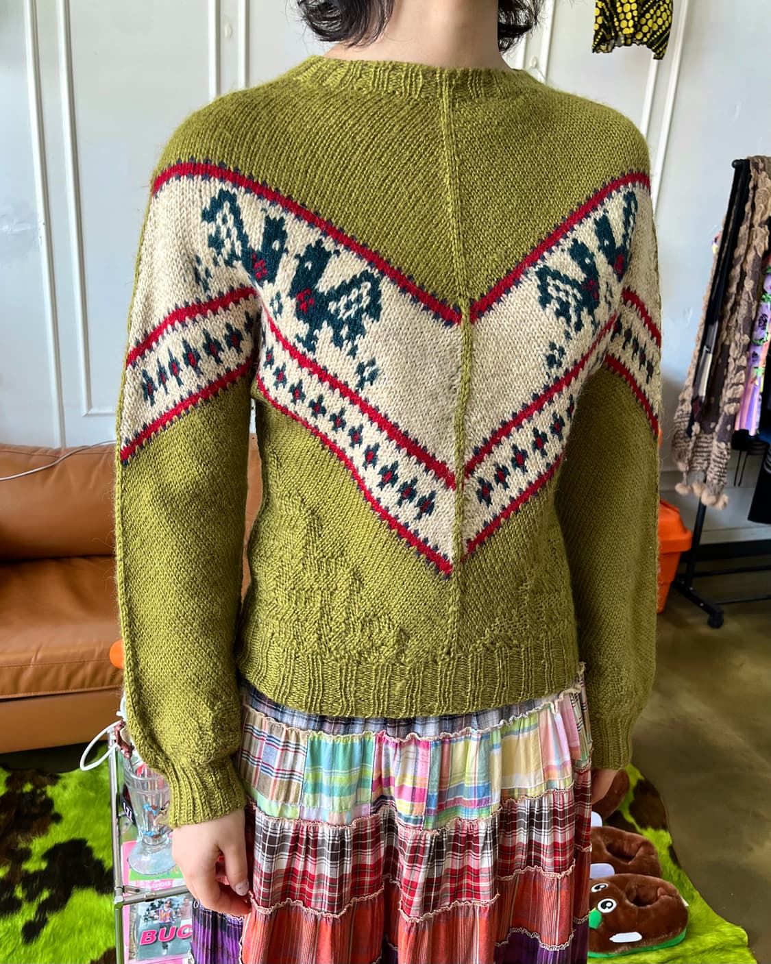 JPN Vintage Handmade Cowichan Wool Knit 상품이미지2