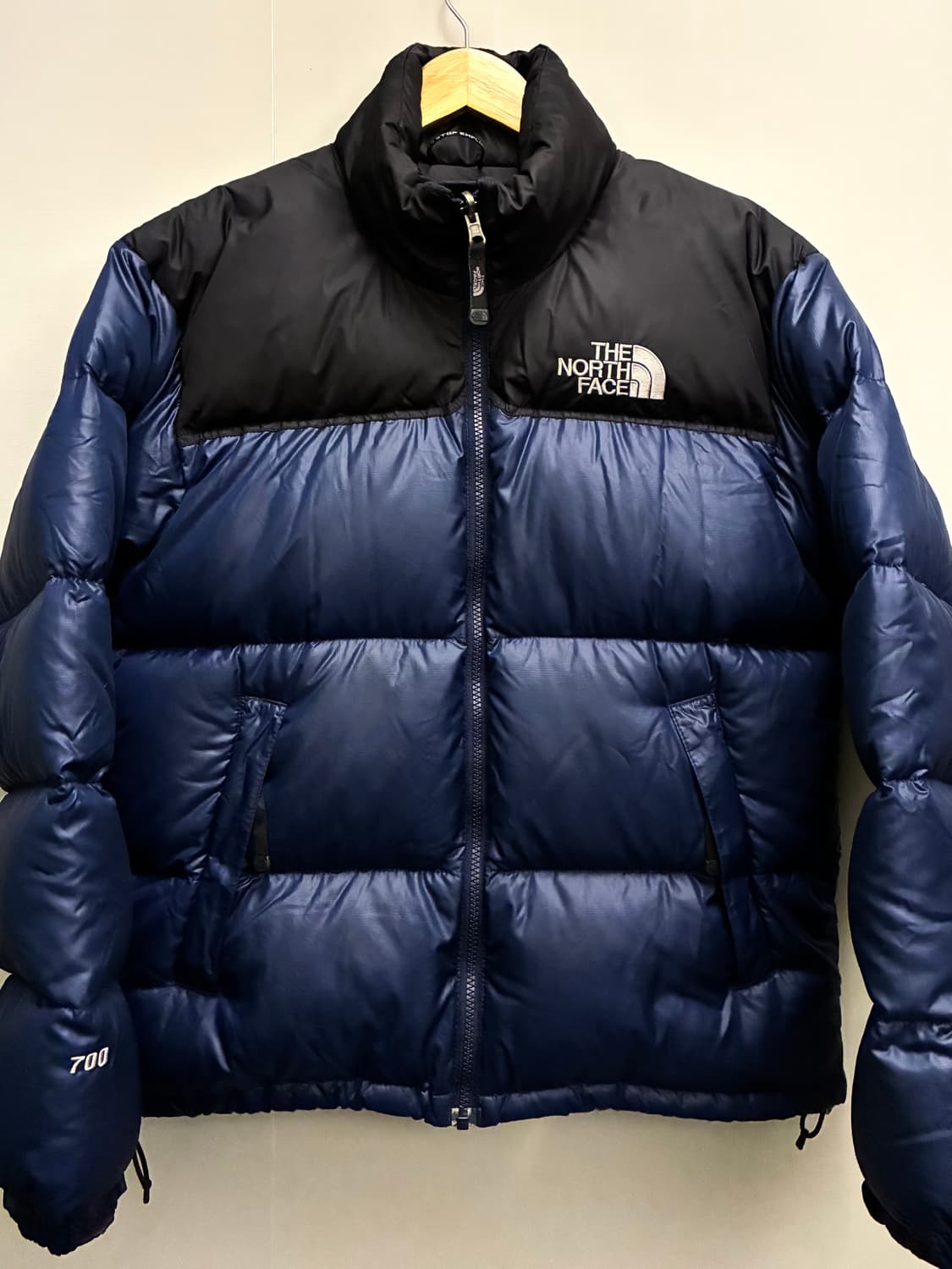 (S/97)노스페이스 1996 골드윈 레트로 눕시 패딩 700 네이비 상품이미지1