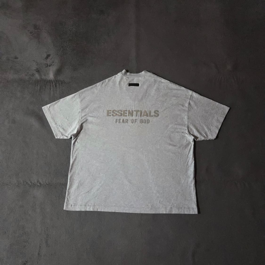 피어오브갓 에센셜 브이넥 오버 반팔 티셔츠 M 라이트헤더그레이 상품이미지3