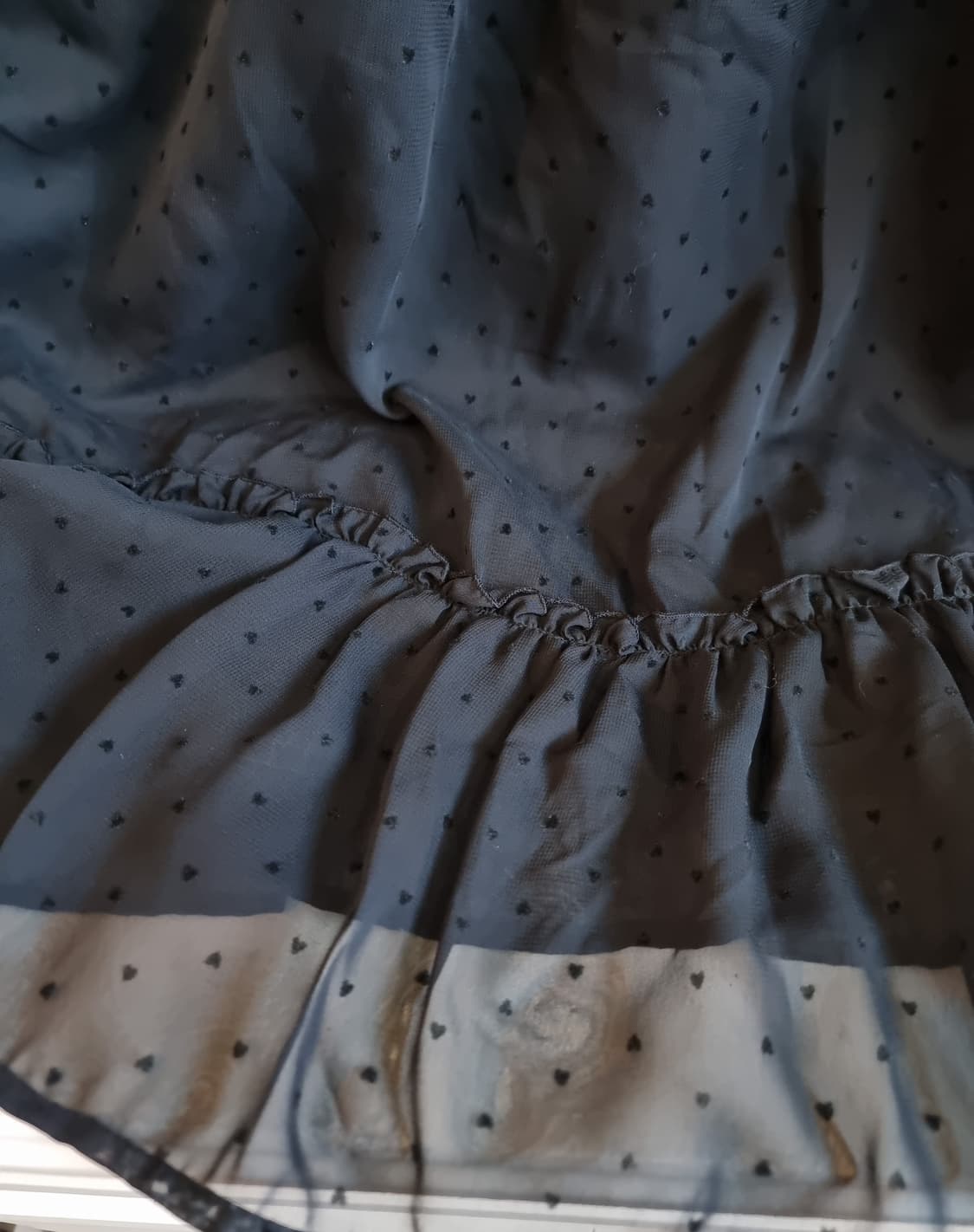 블랙 도트 쉬폰 원피스 상품이미지3