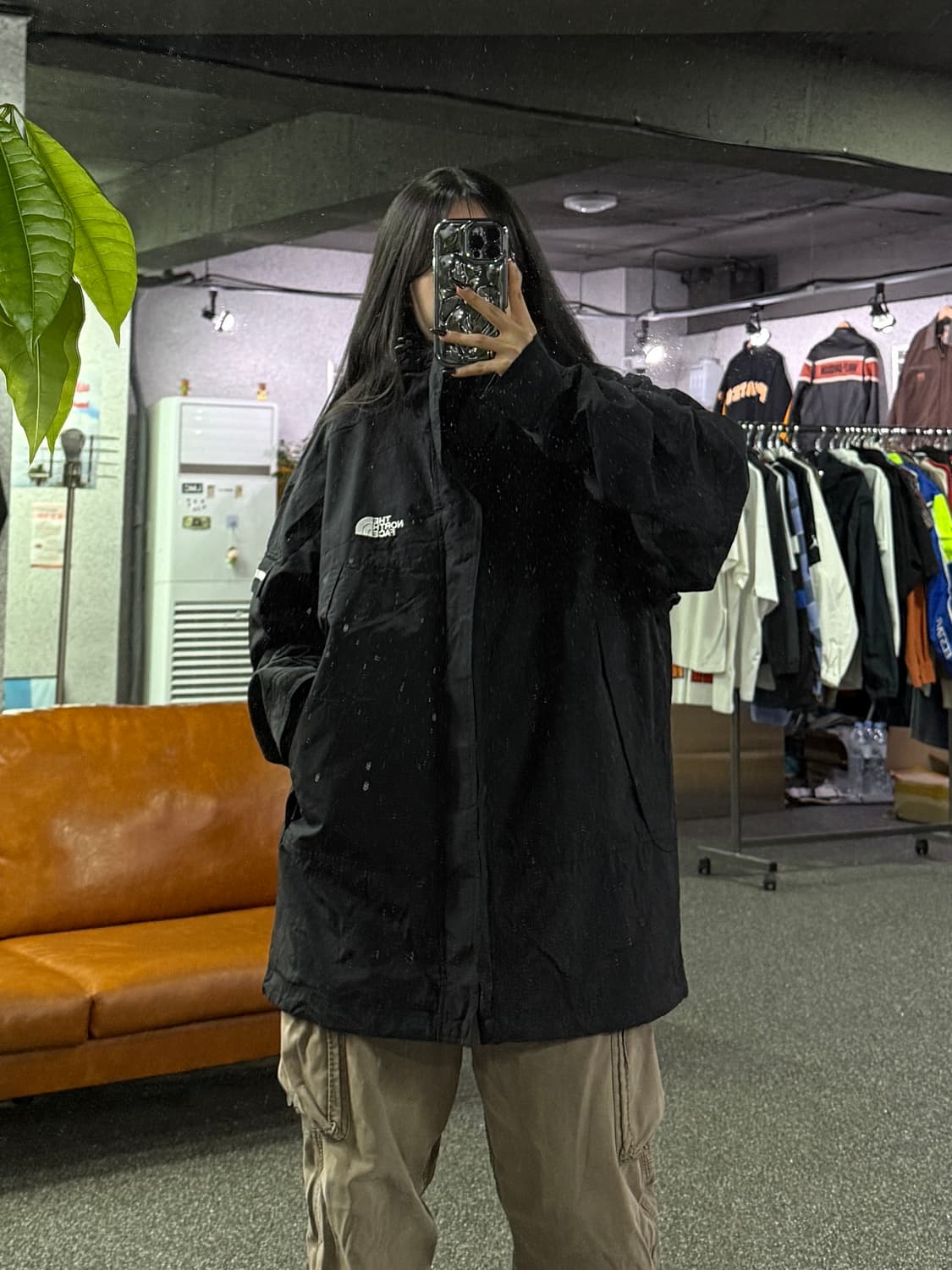 노스페이스 고프코어 바람막이 자켓 블랙 B4704 상품이미지1