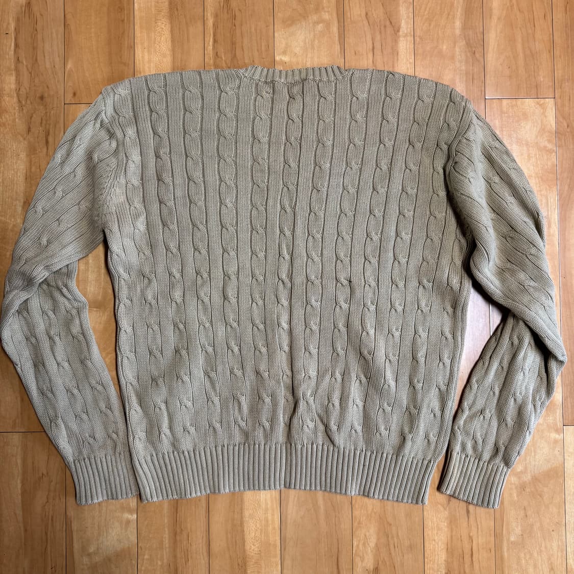 라코스테 꽈배기 니트 베이지 95 상품이미지4