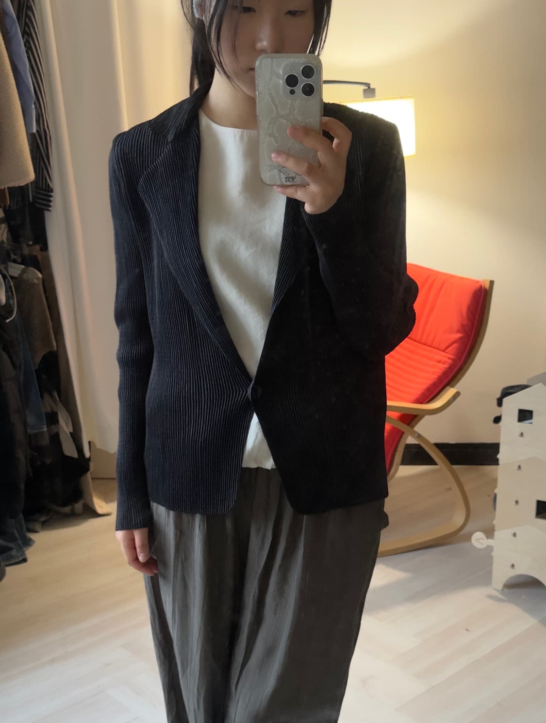 Pleats basic jacket 상품이미지5
