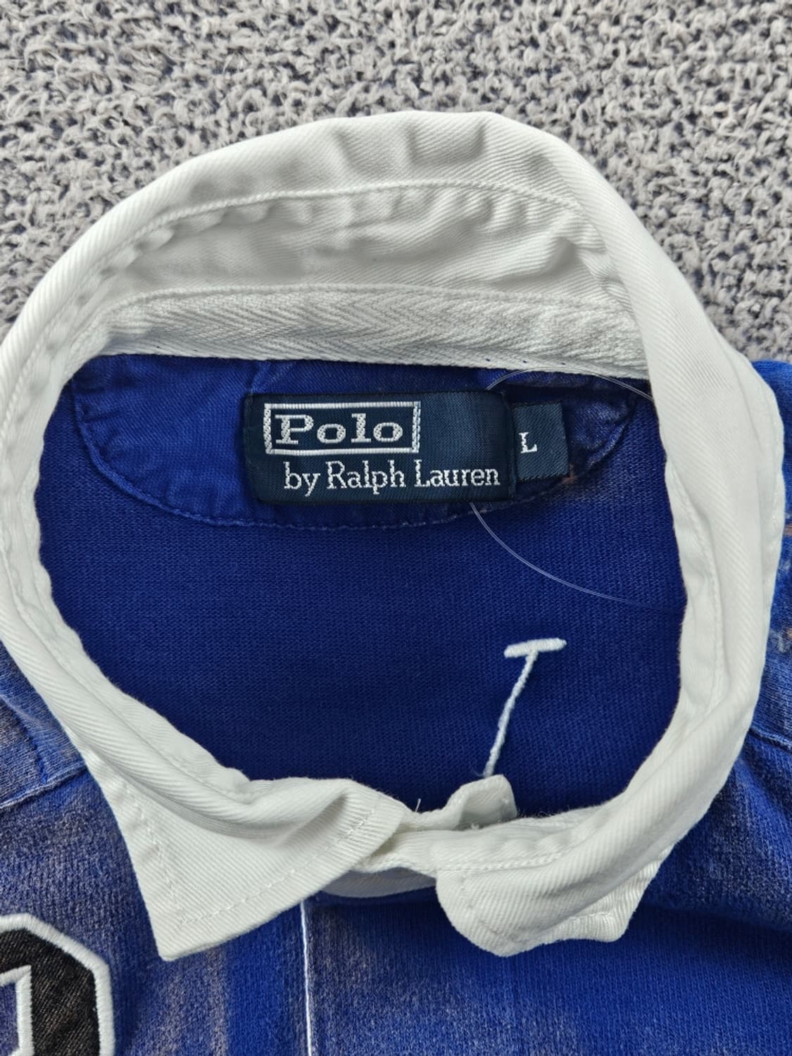 폴로랄프로렌 다잉 워시드 커스텀 럭비 티셔츠 ( L ) / 10995 상품이미지8