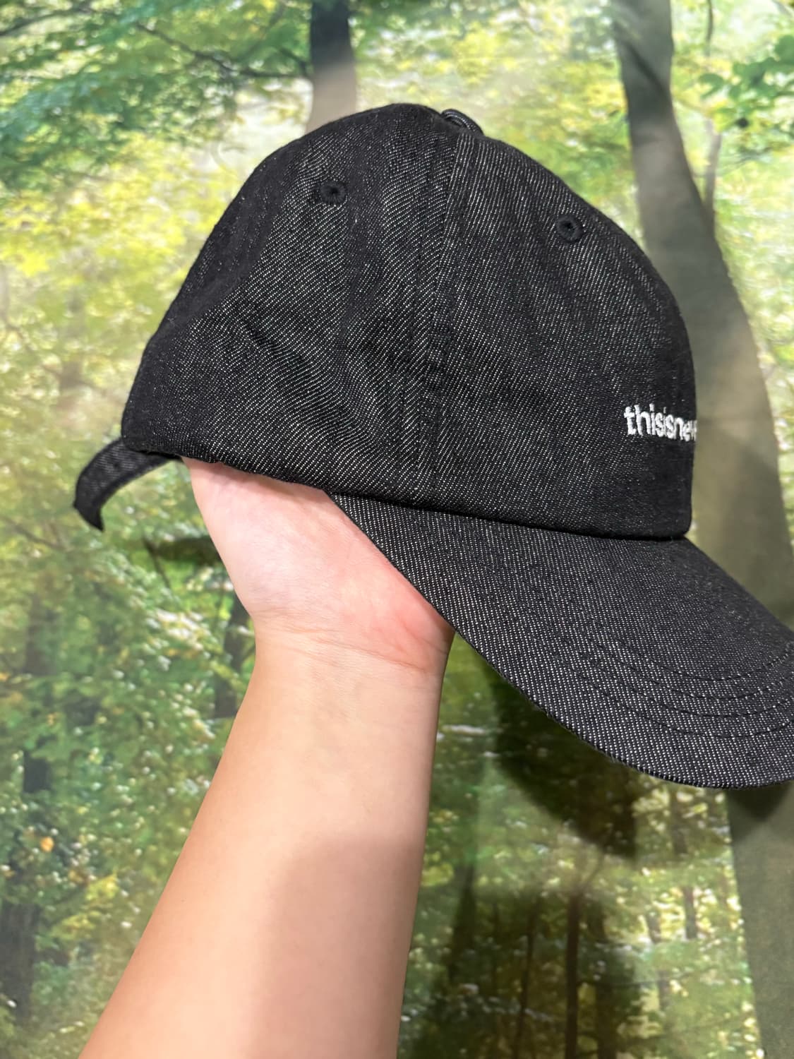 디네댓 데님 모자 상품이미지4