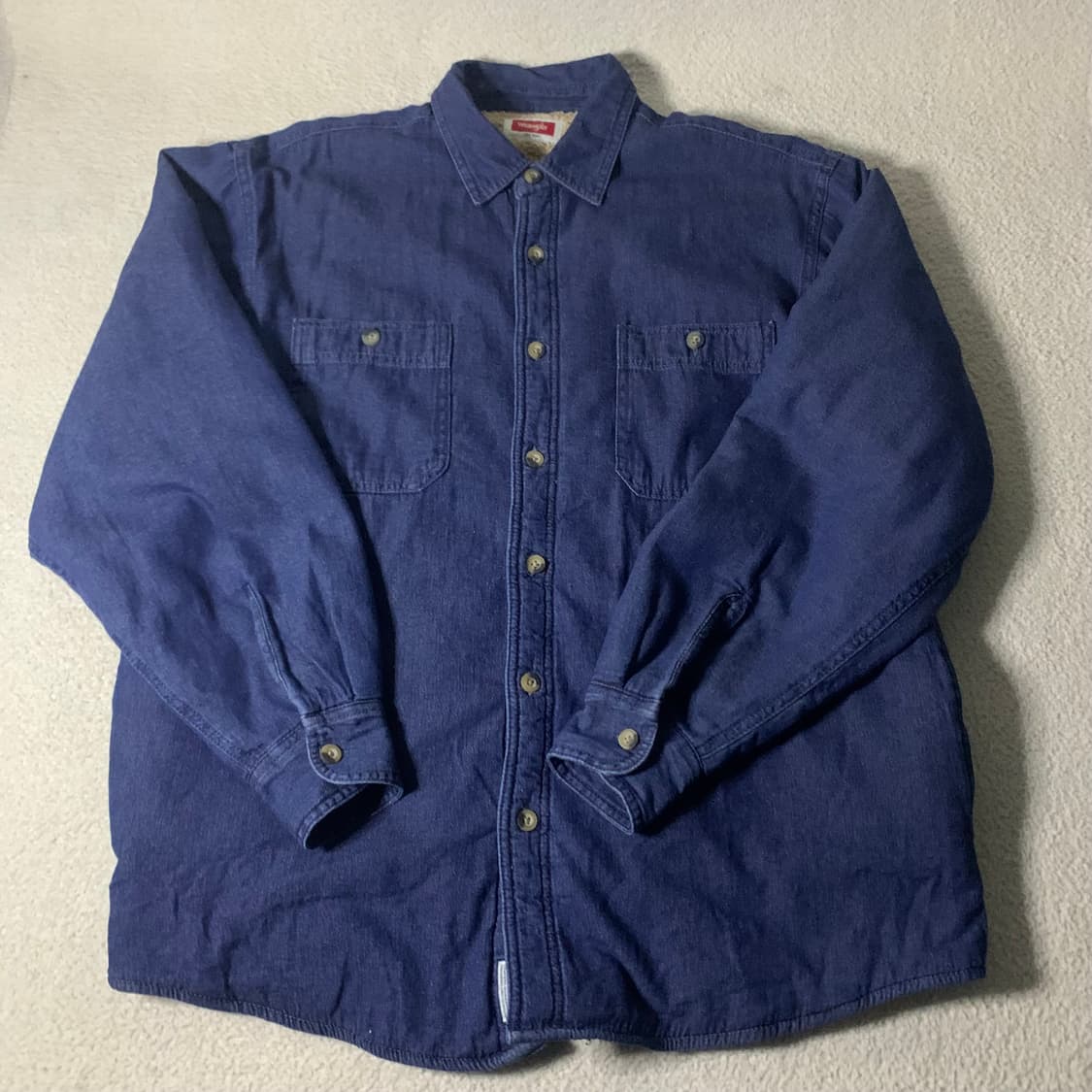 90s 랭글러 양털데님 셔츠 상품이미지3