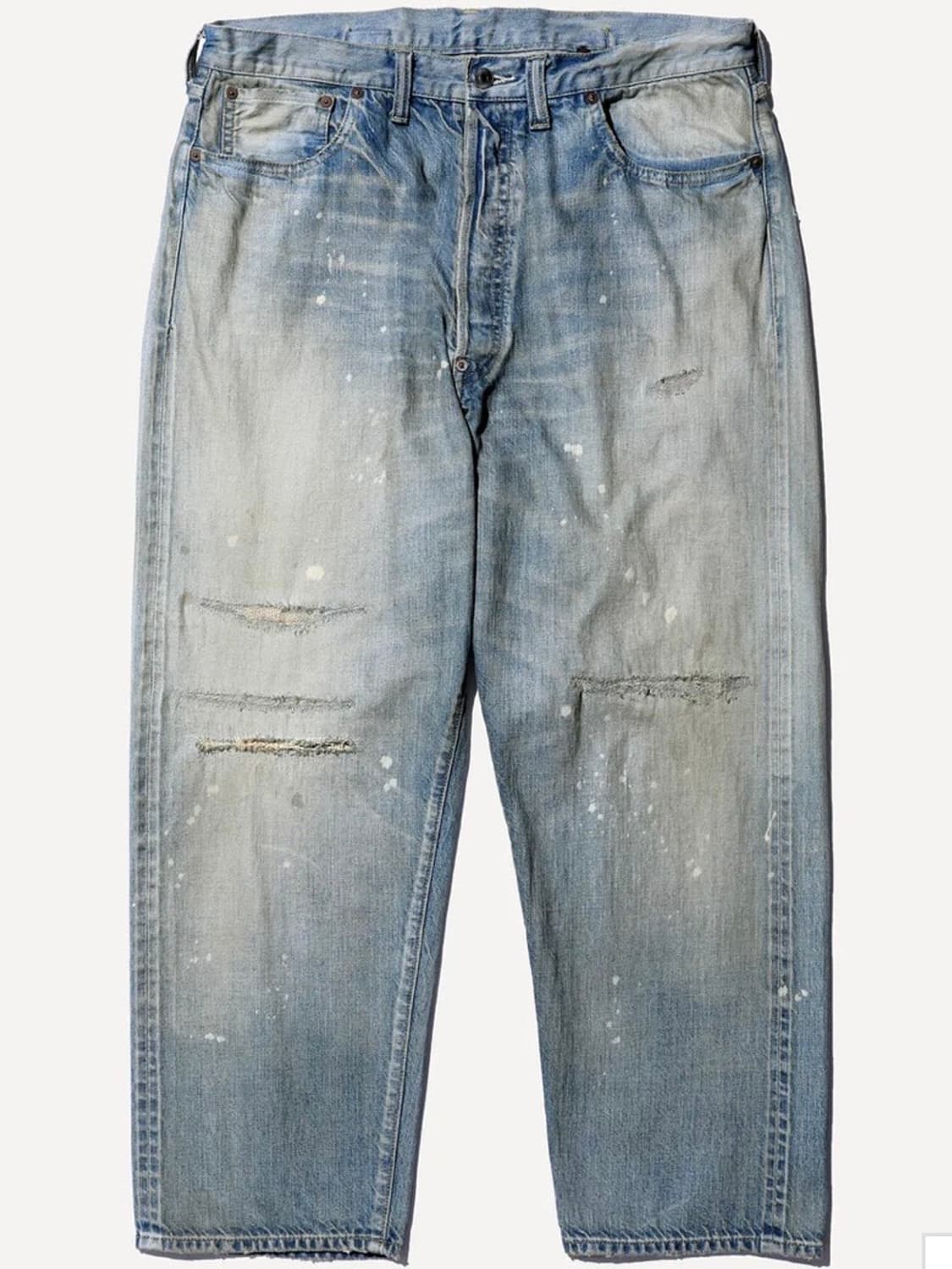 아프레쎄 no.37 washed wide denim pants 34-30 상품이미지1