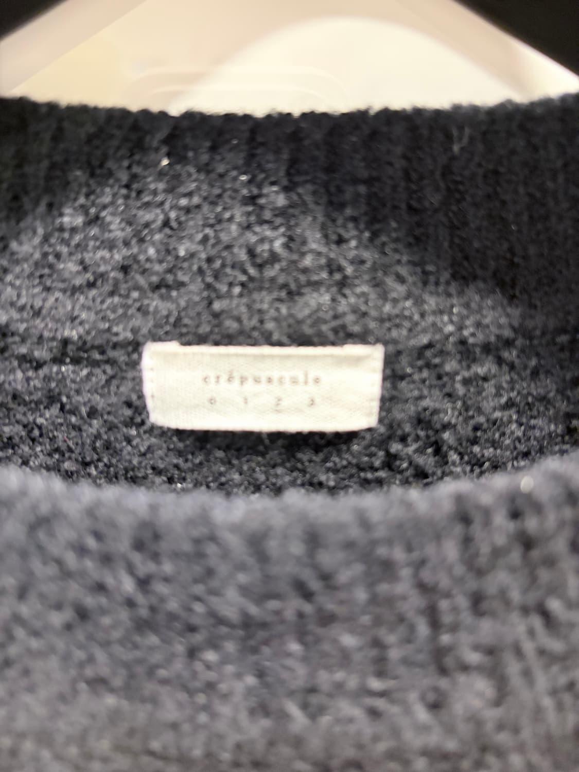 Crepuscule 크루넥 블랙 니트 2사이즈 상품이미지3