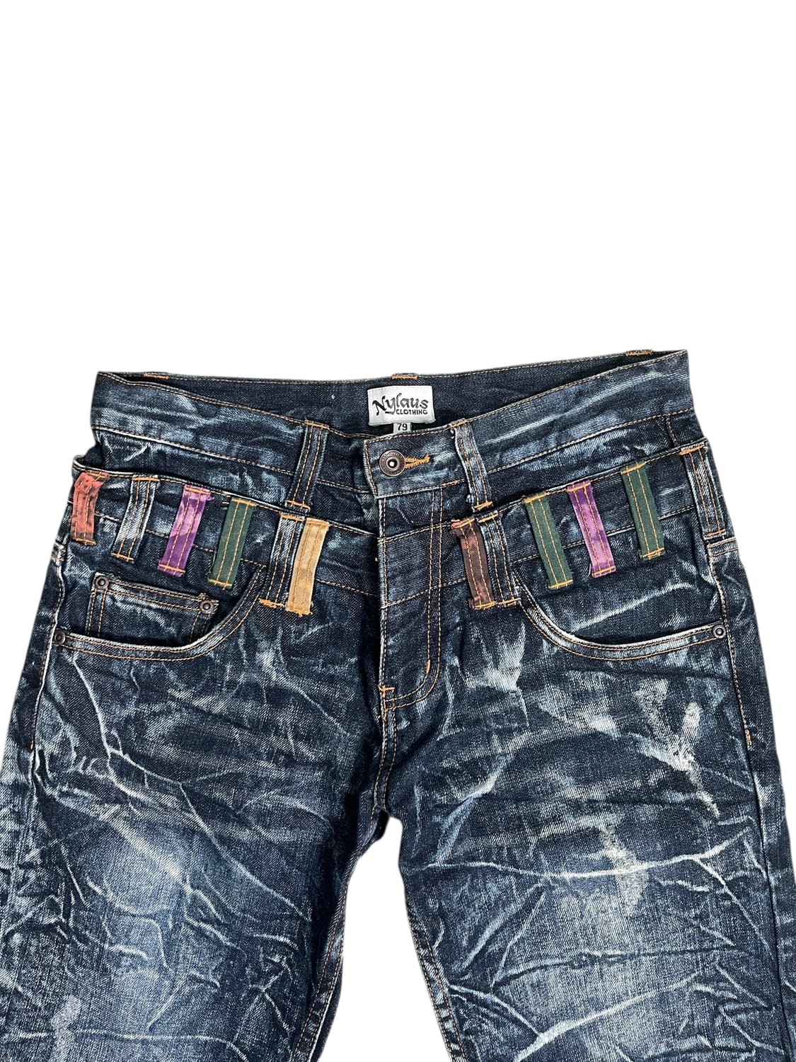 Nylaus 멋쟁이 데님 워싱 진 상품이미지3