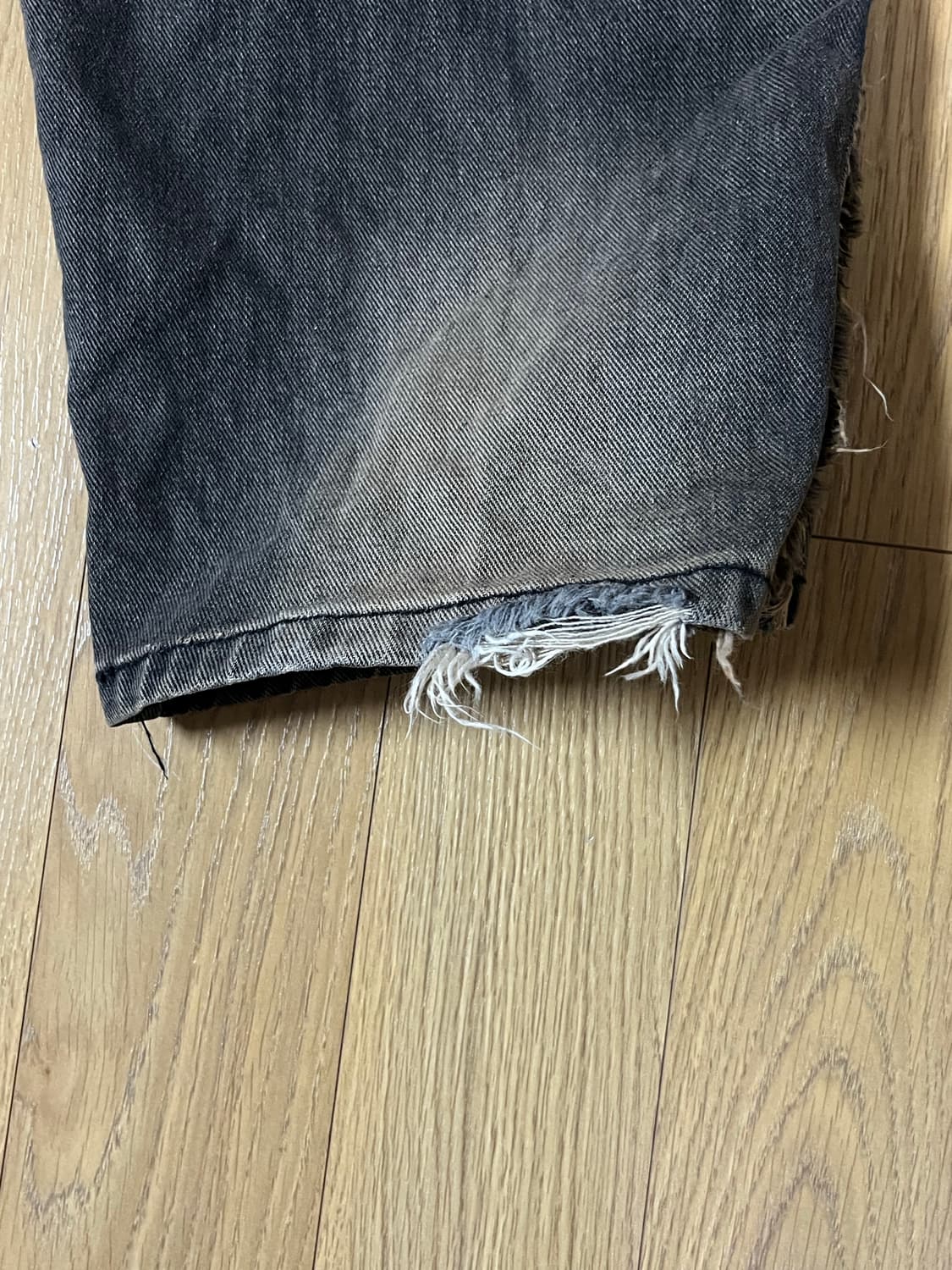 비에스래빗 미드90 사이드 라인 루즈핏 데님 [XL] 상품이미지3