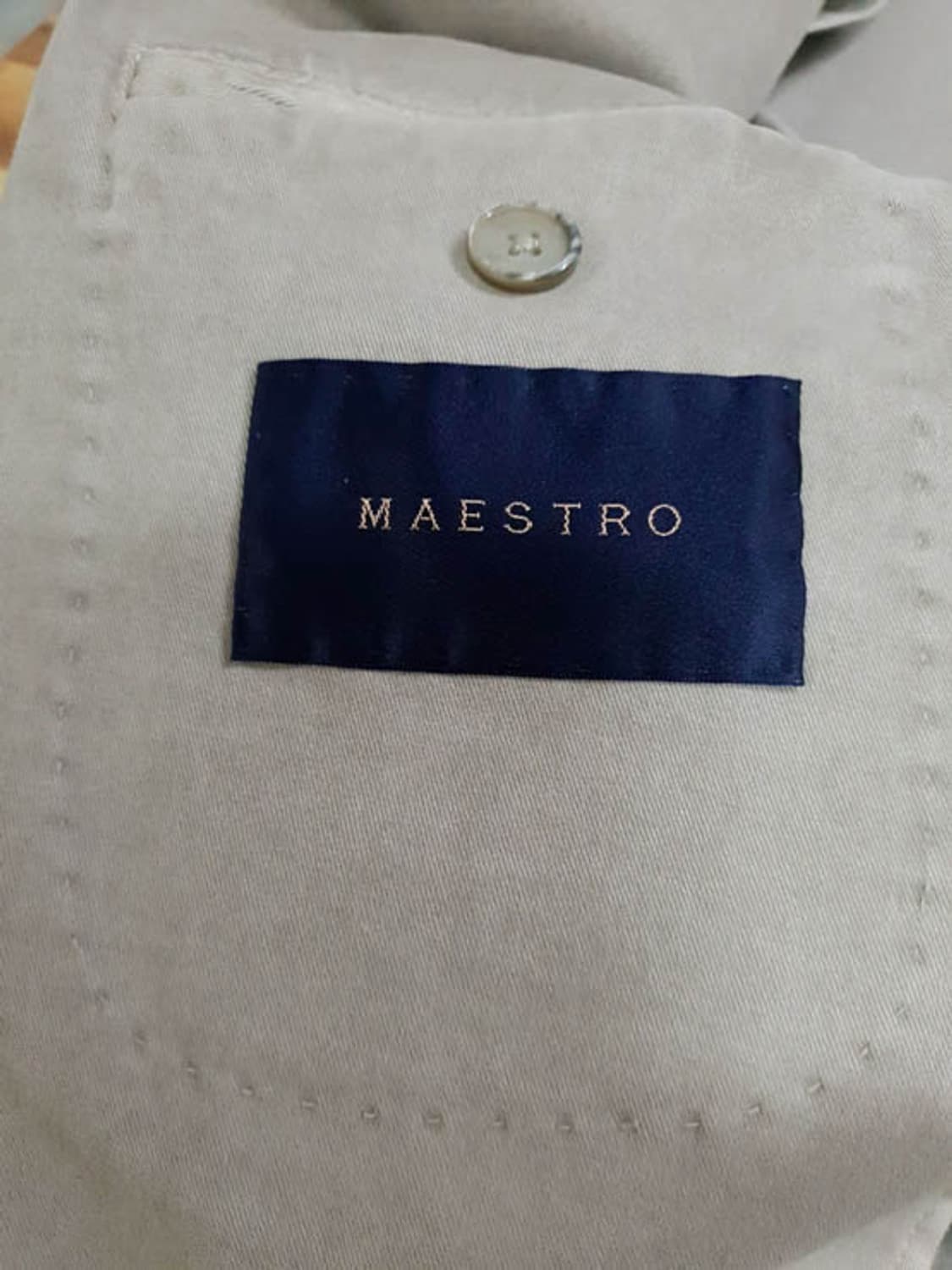 마에스트로 이태리 산티니엘로 코튼 자켓 M 상품이미지6