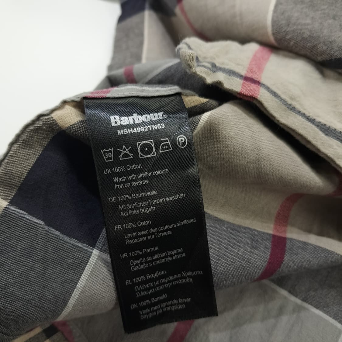 CN678 L 바버 헤리티지 클래식 타탄체크 긴팔 셔츠 남방 상품이미지7