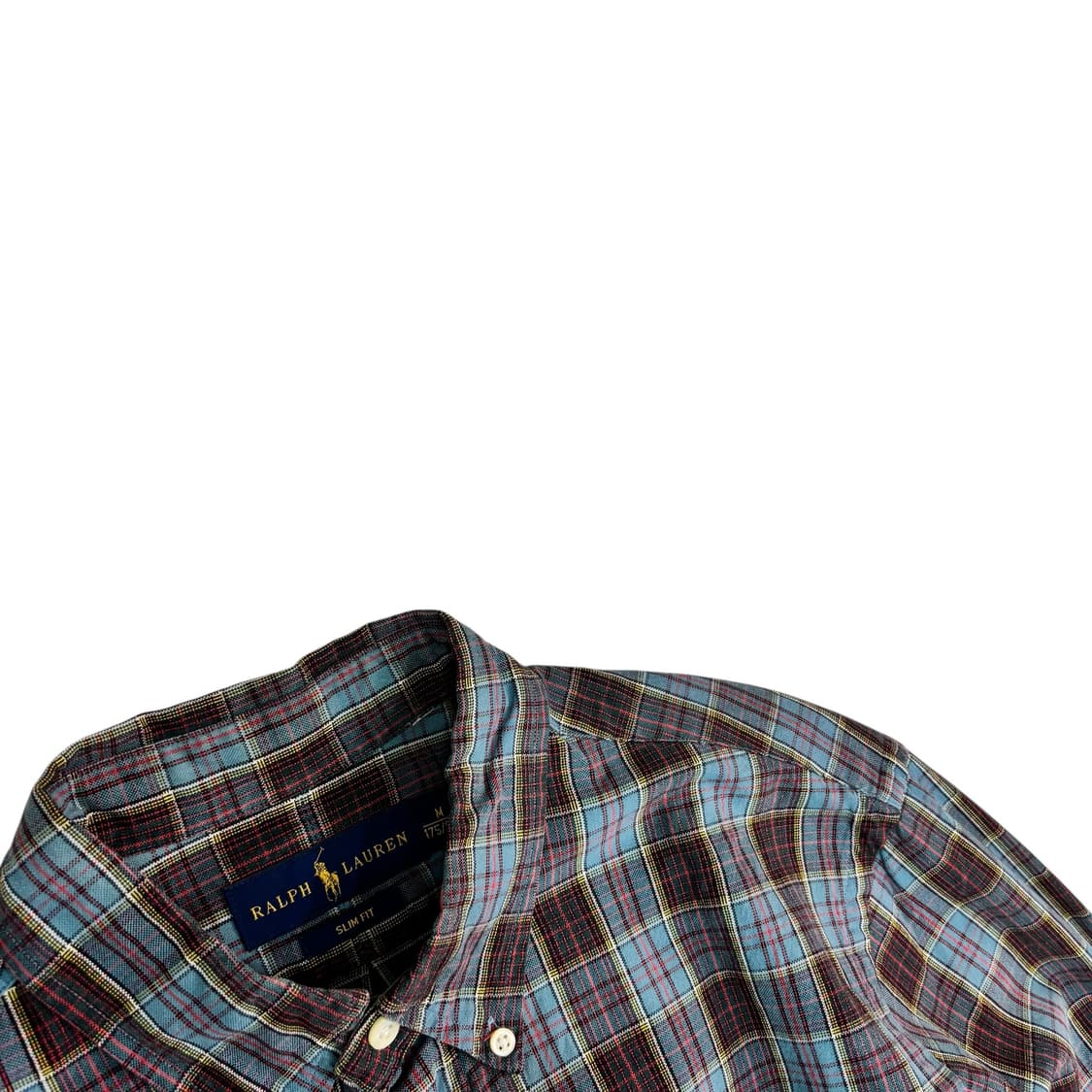 폴로 랄프로렌 슬림 핏 체크 셔츠 상품이미지3