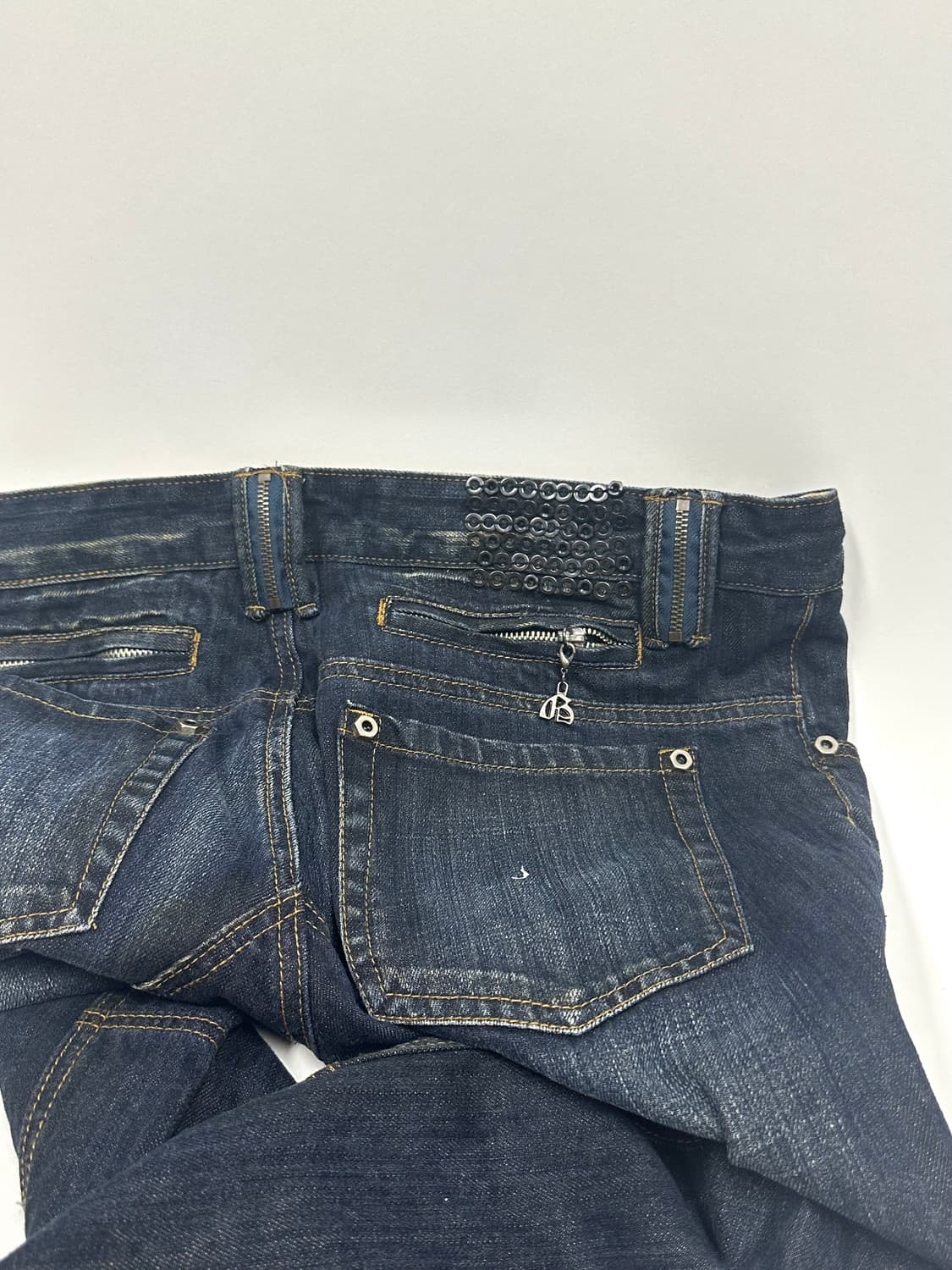 07FW 존 갈리아노 지퍼 벨트루프 데님 팬츠 상품이미지8