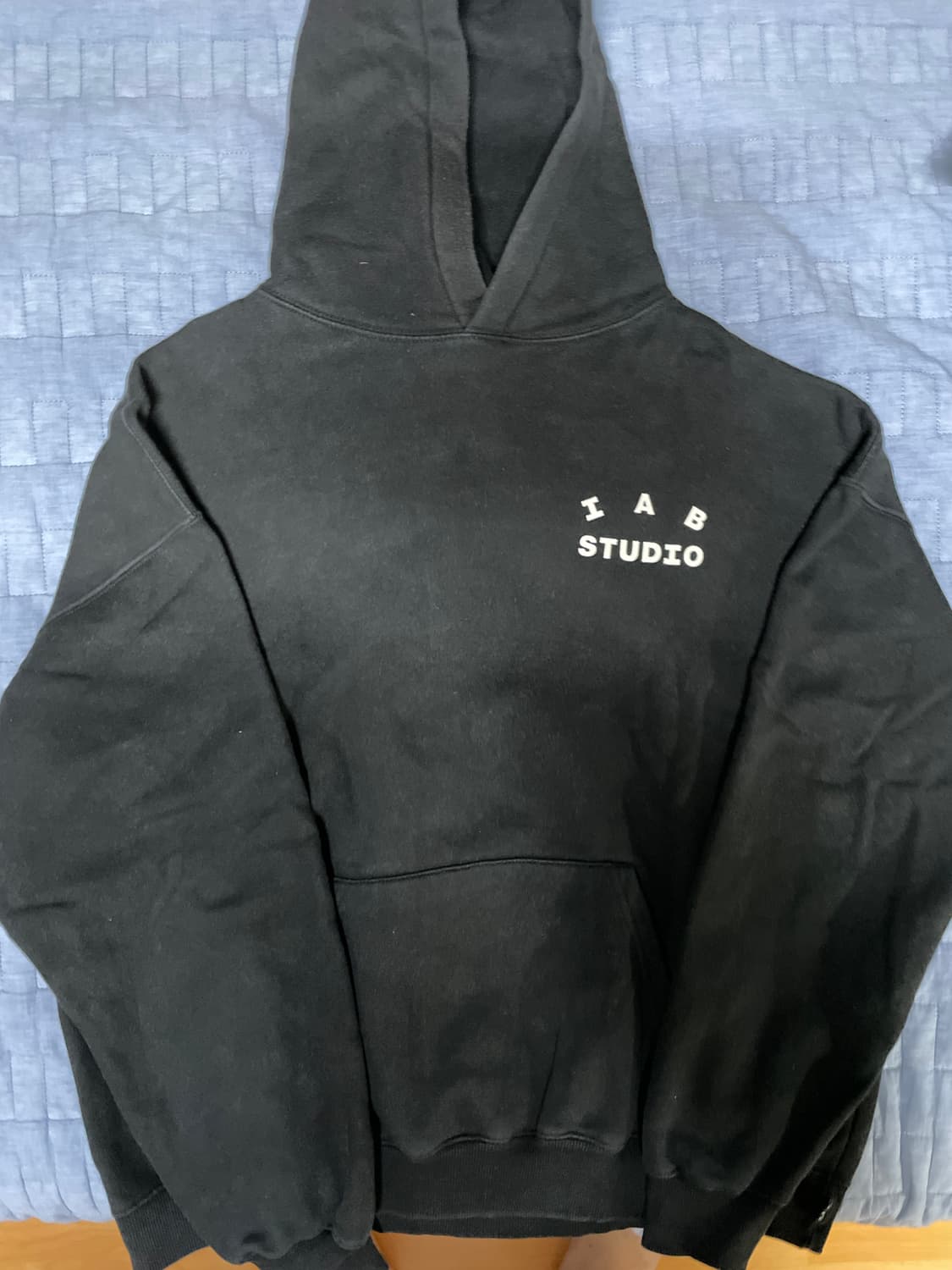 IAB STUDIO 후드 블랙 XL 18년 버전 상품이미지2