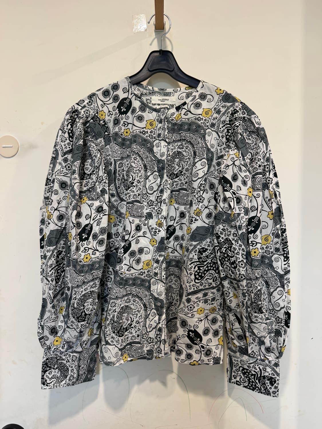 이자벨마랑 플로럴 블라우스 상품이미지3