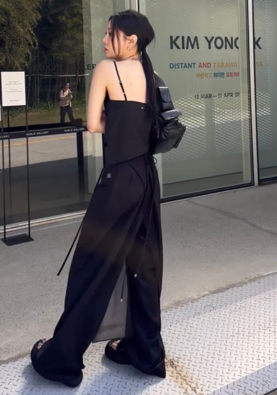 트리밍버드 카울 슬리브리스 블랙 새상품 상품이미지3